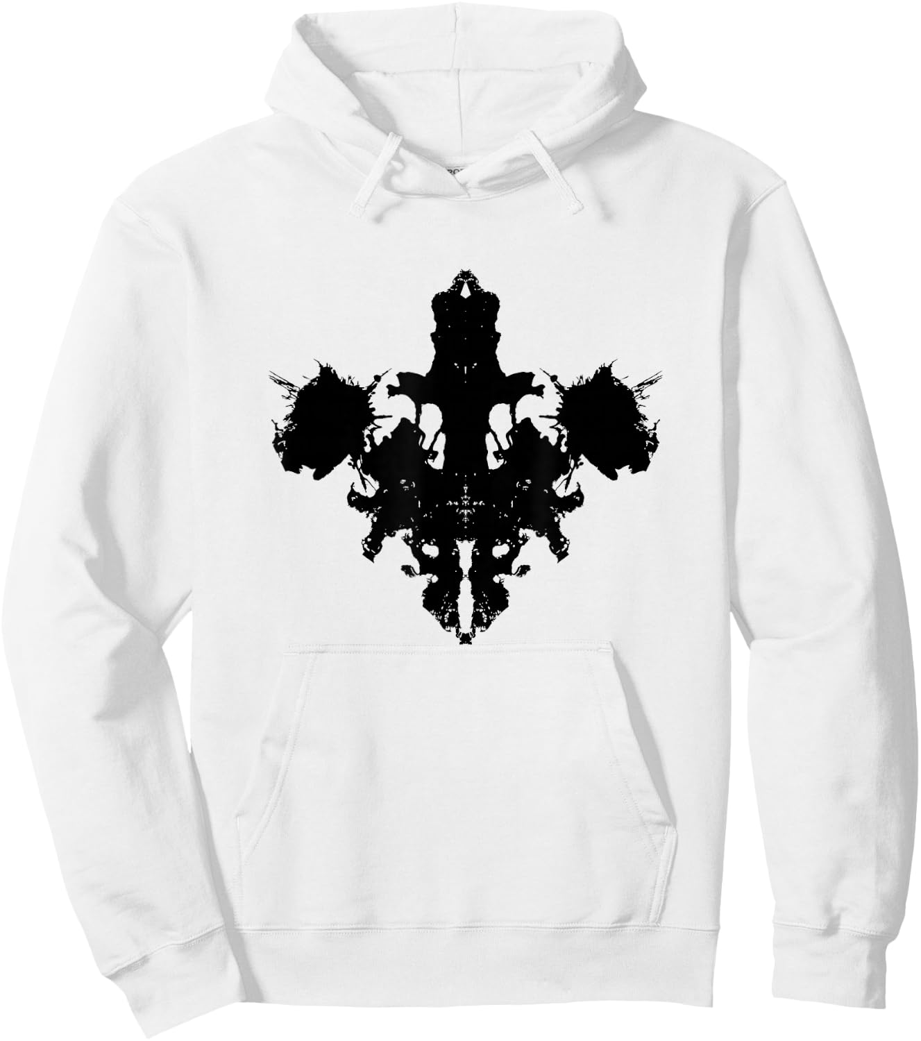 Rorschach Ink Blot Test T Shirt, Psychology Shirt Hoodie - Hoodie | White
