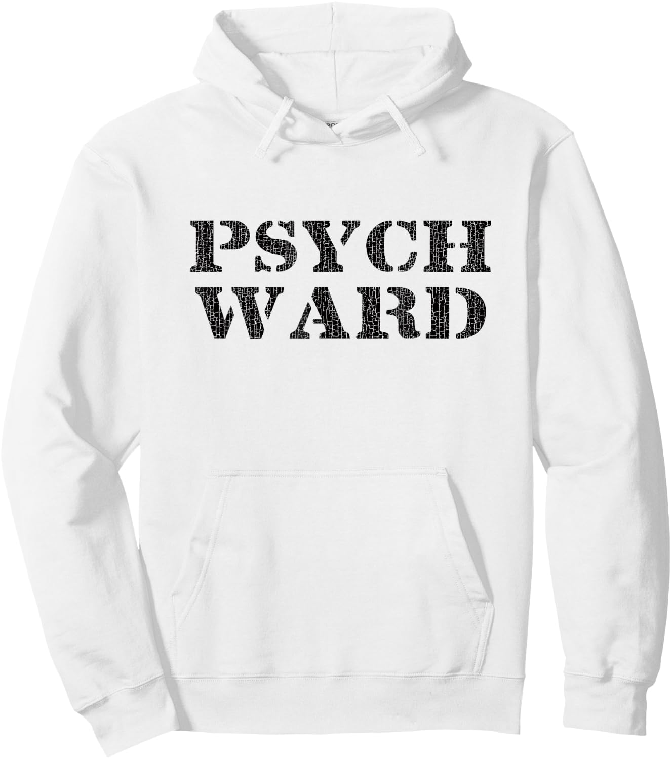 Psych Ward T Shirt Hoodie - Hoodie | White