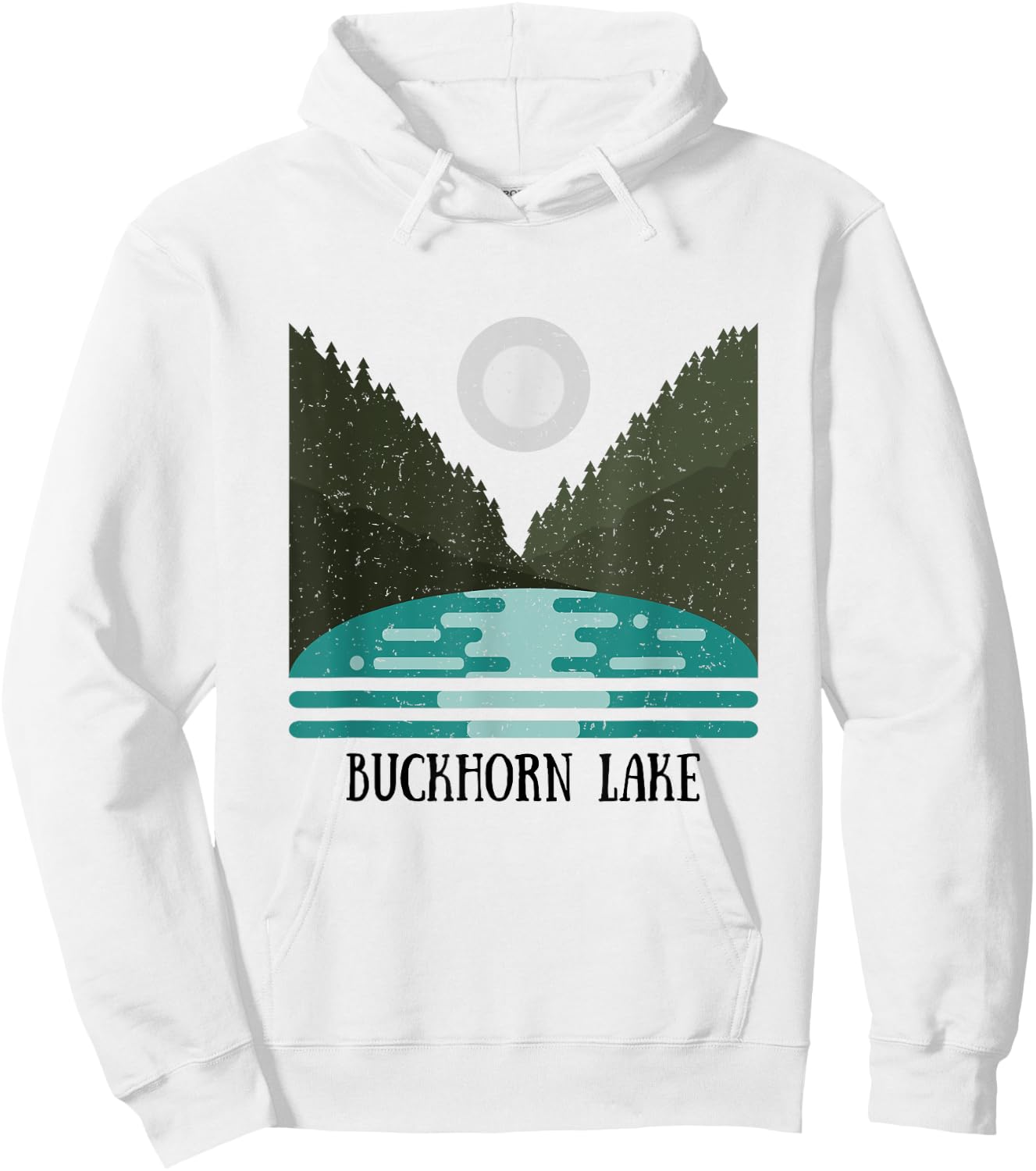 Buckhorn Lake Kentucky Lake Forest Lake Sun Shirt Hoodie - Hoodie | White