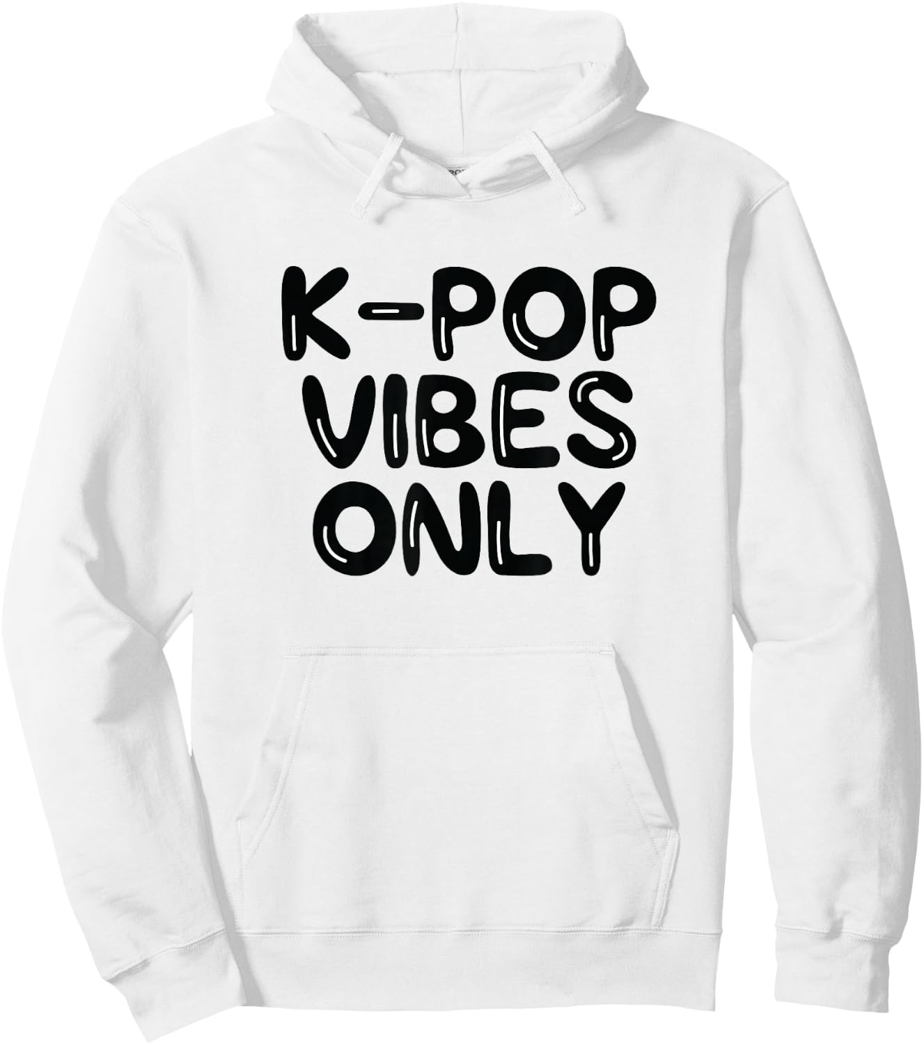 K-Pop Vibes Only KPop Love Korean Merchandise Gift Hoodie - Hoodie | White