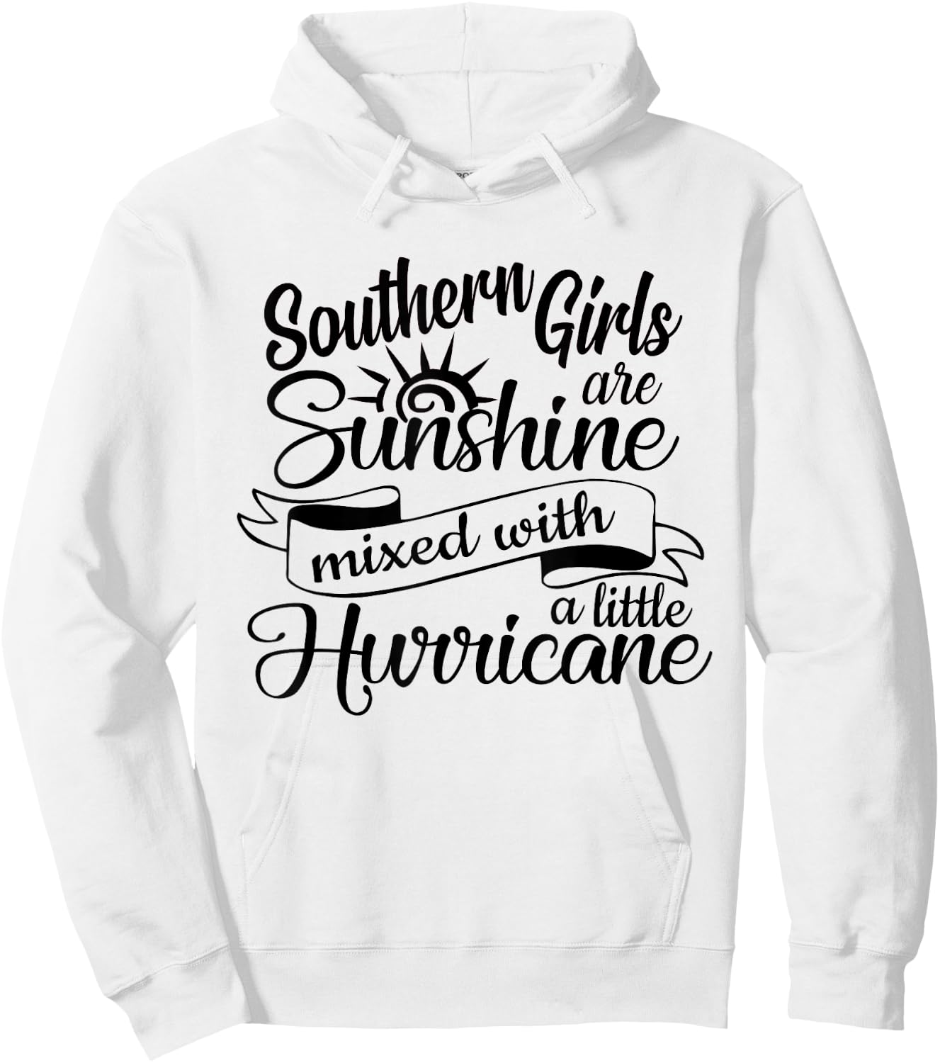 Sassy Southern Girl Texas Pride Cowboy Boots Rodeo Ladies Hoodie - Hoodie | White
