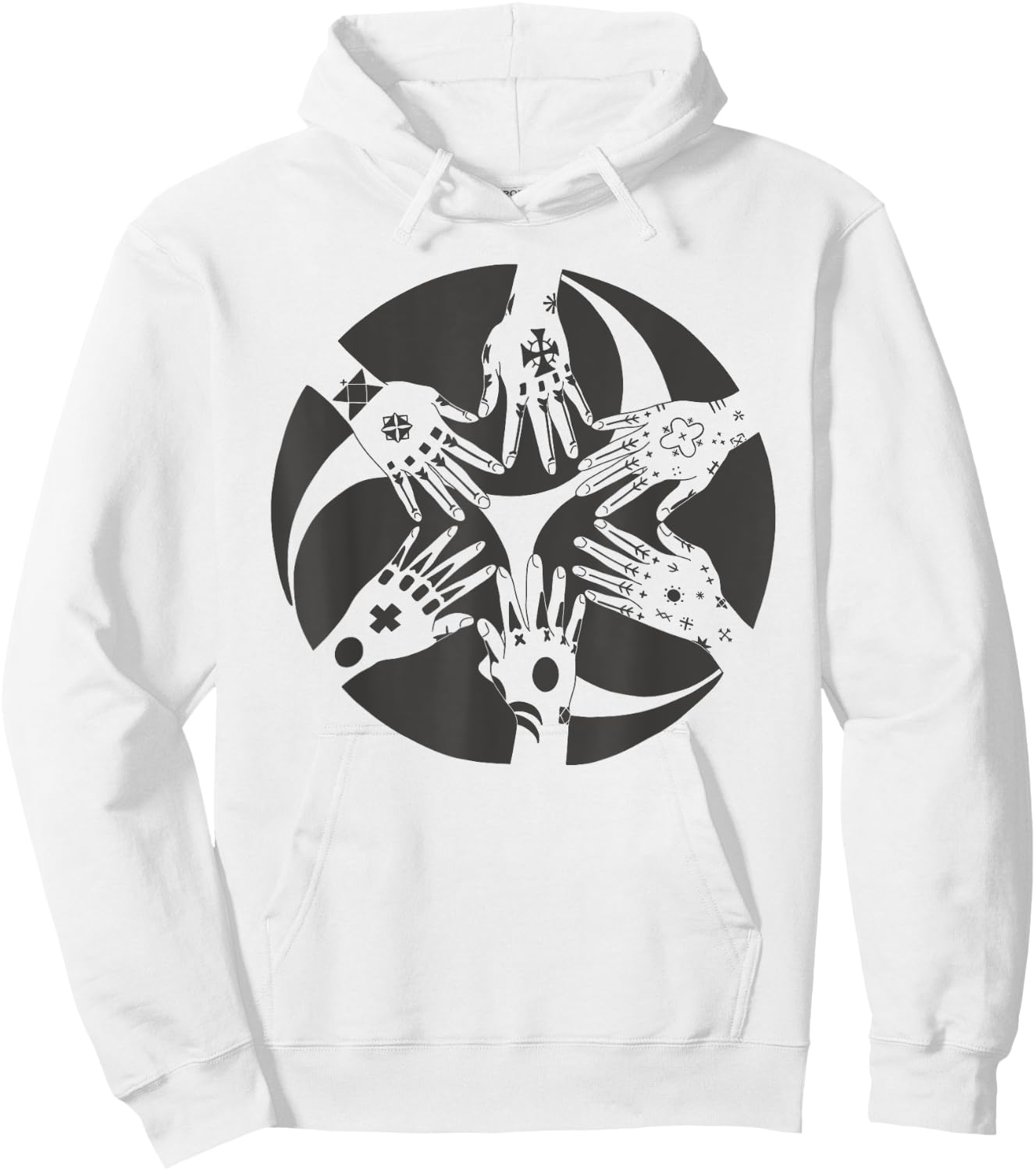 Okinawan Hajichi Historical Uchina Tattoo Hoodie - Hoodie | White