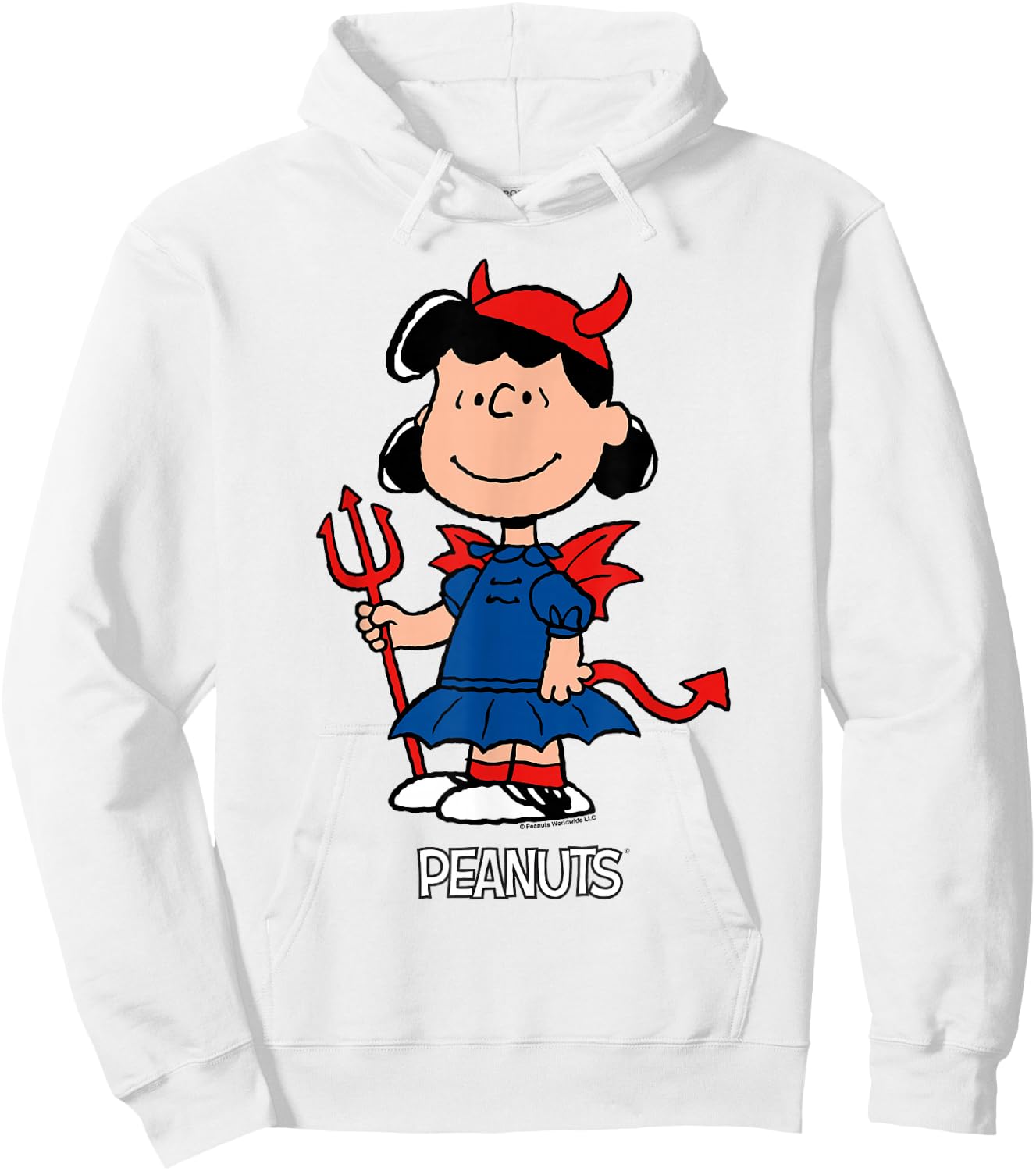 Peanuts Halloween Devil Lucy Van Pelt Hoodie - Hoodie | White