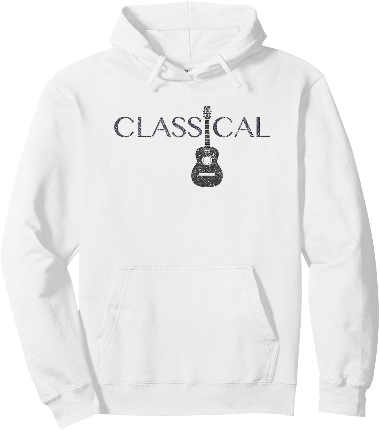 Classical Guitar Hoodie - Hoodie | White