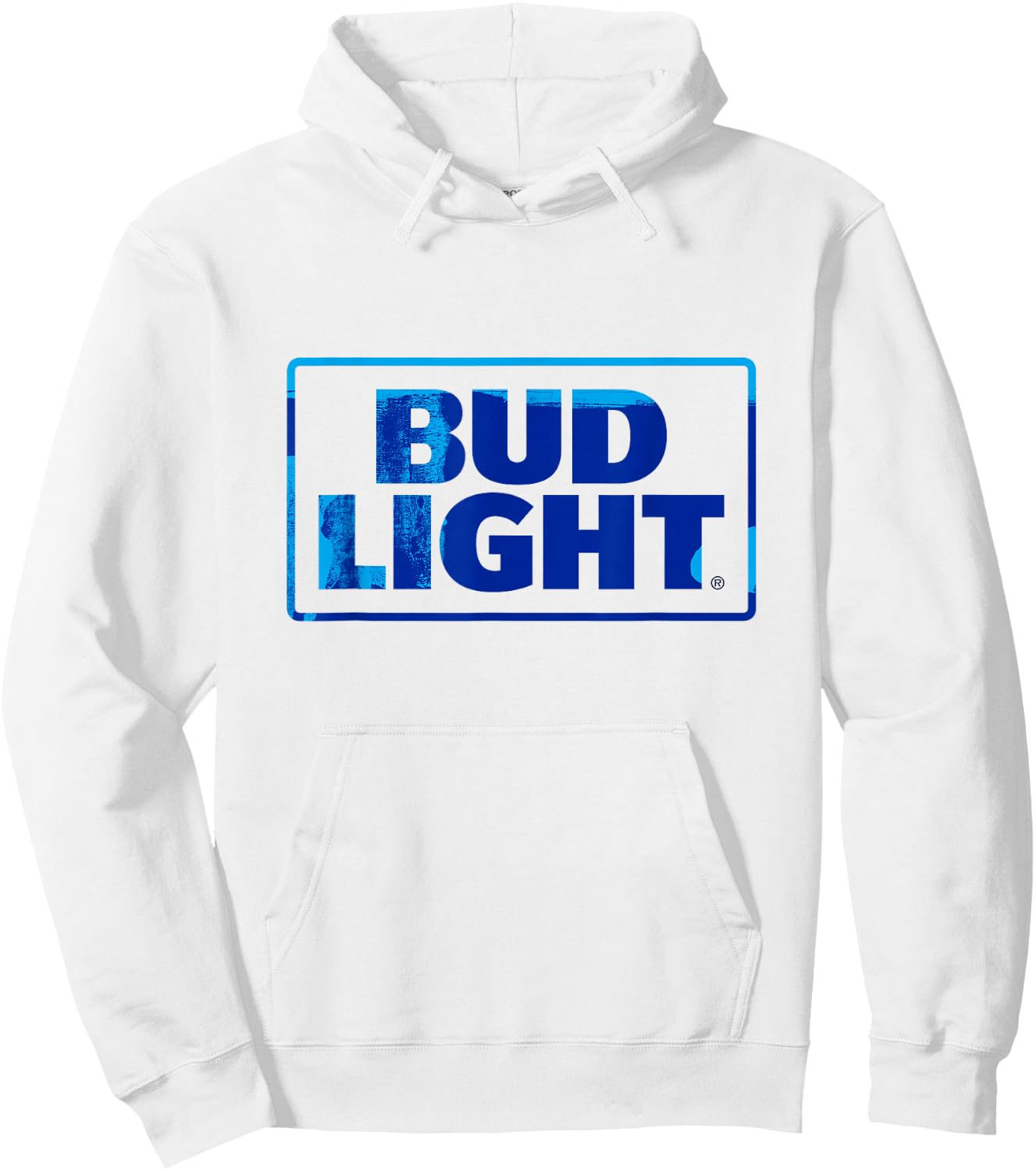 Bud Light Official Logo Hoodie - Hoodie | White