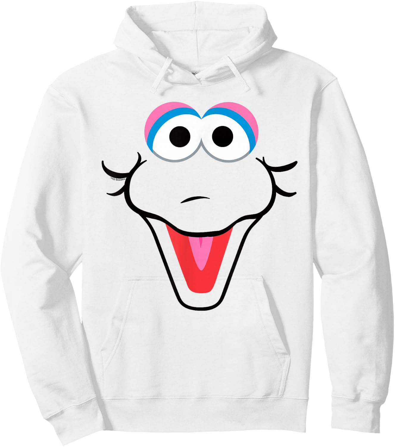 Sesame Street Big Bird Eyes Halloween Costume Hoodie - Hoodie | White