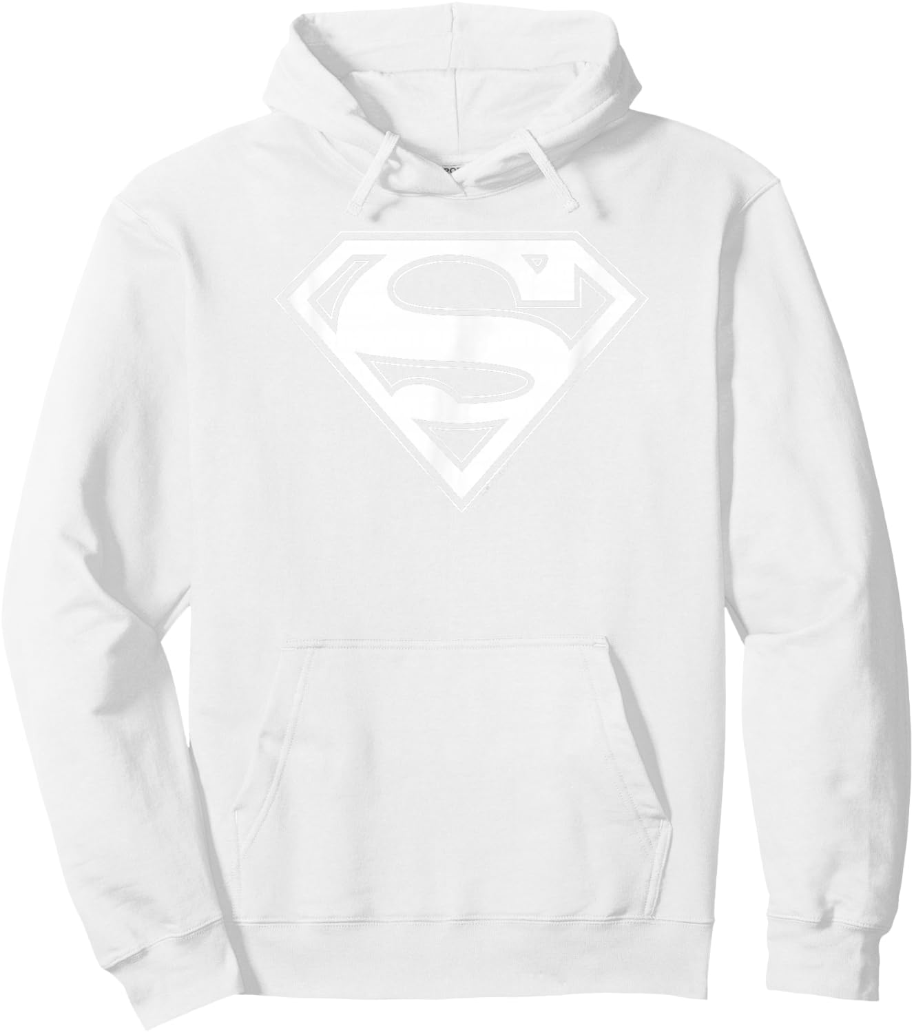 Superman Red & Gold Shield Hoodie - Hoodie | White
