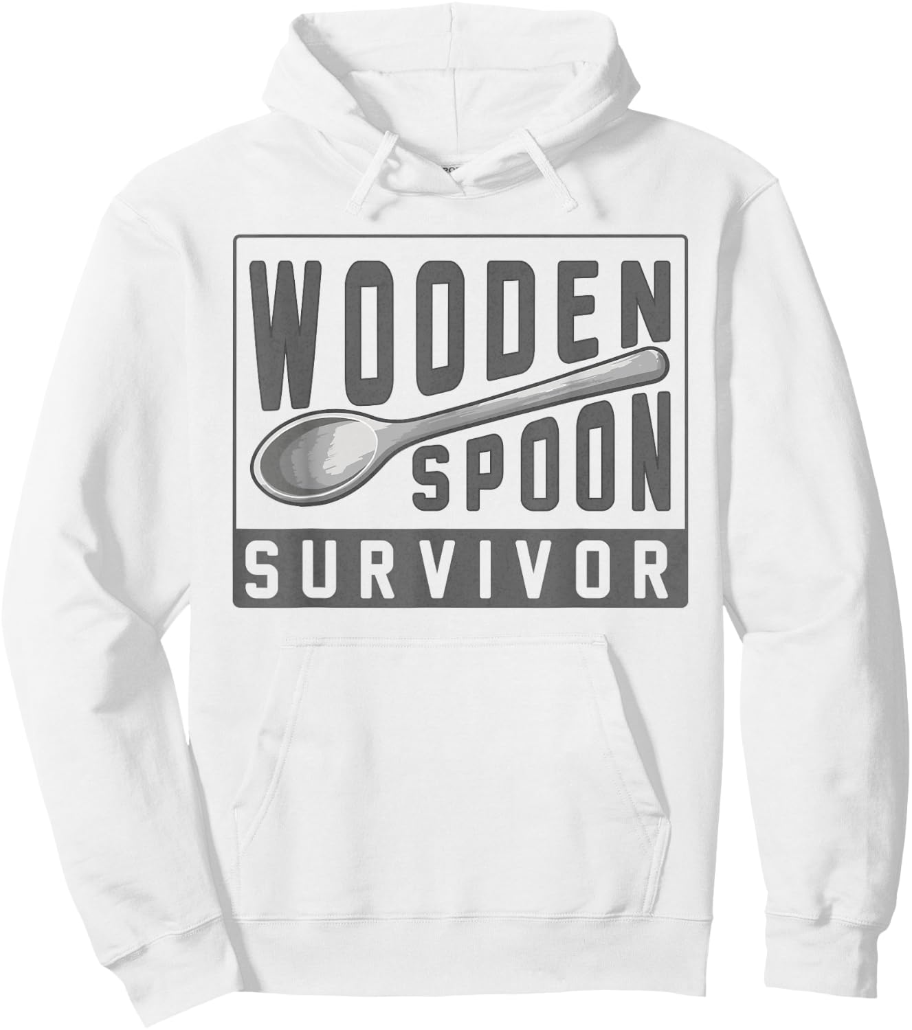 Wooden Spoon Survivor Champion I Survived The Wooden Spoon Hoodie - Hoodie | White