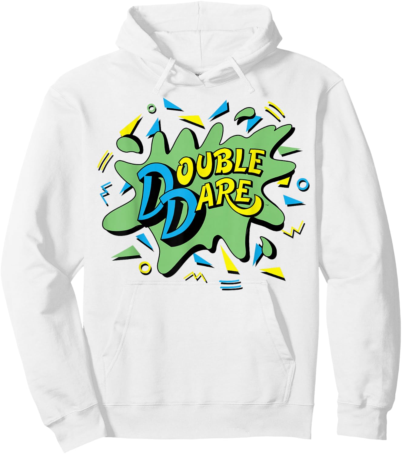 Nickelodeon Double Dare TV Show Logo Hoodie - Hoodie | White