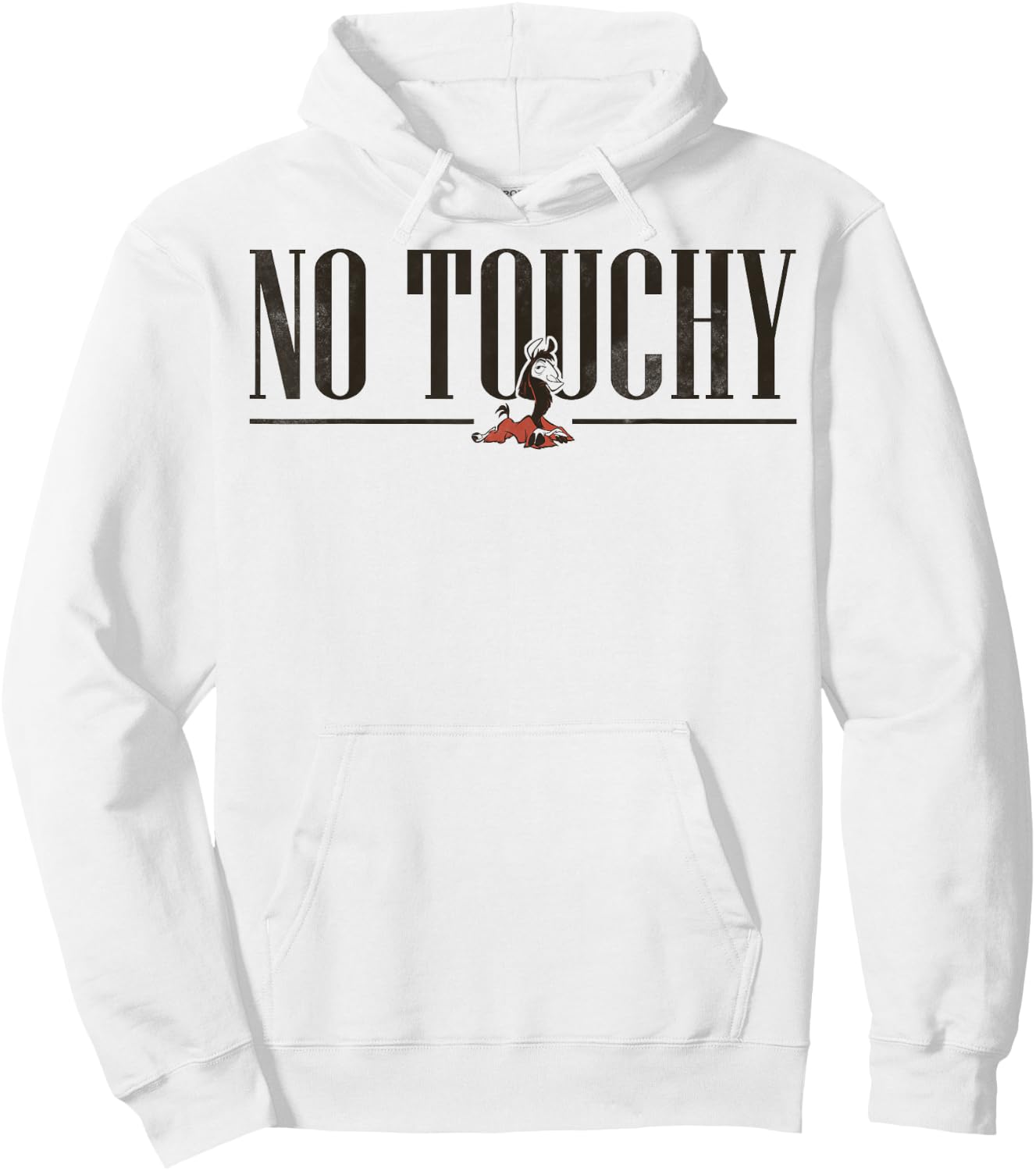 Disney The Emperor's New Groove Kuzco No Touchy Hoodie - Hoodie | White