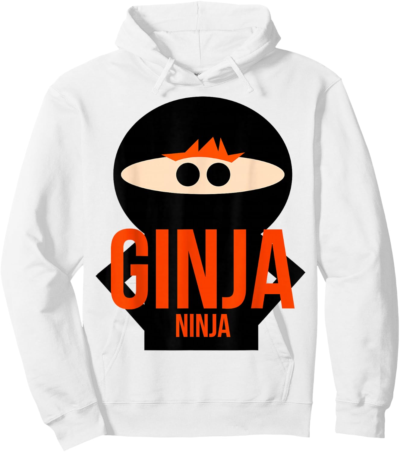 Ginja Ninja Funny Hoodie - Hoodie | White