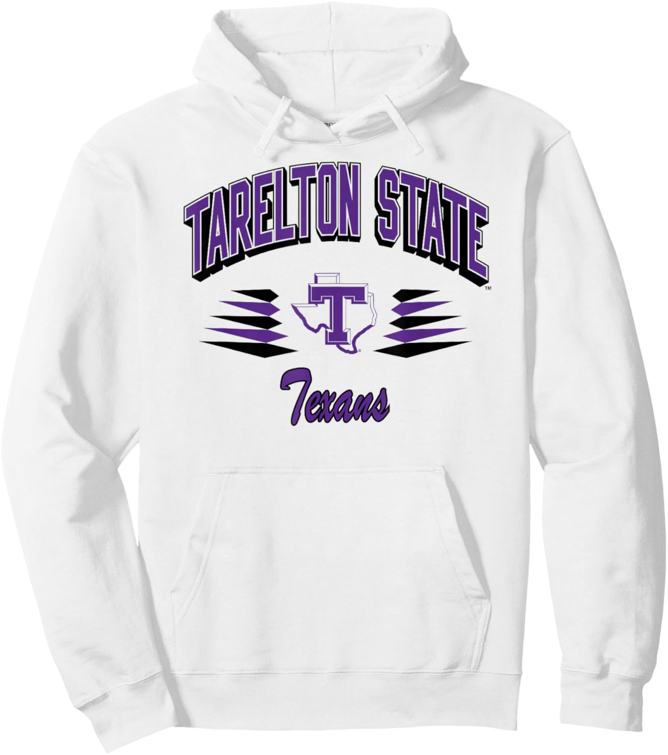 Tarleton State Texans Retro Diamond White Hoodie - Hoodie | White