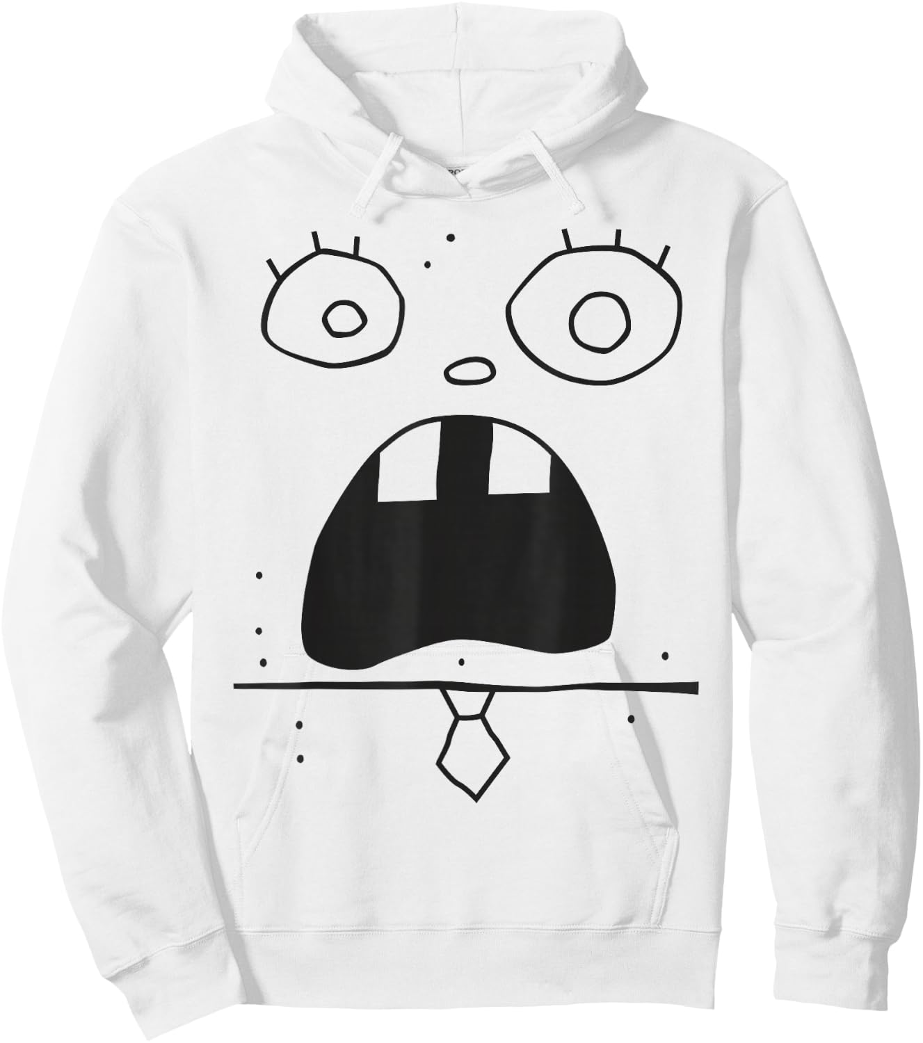SpongeBob SquarePants Doodle Bob Face Costume Hoodie - Hoodie | White