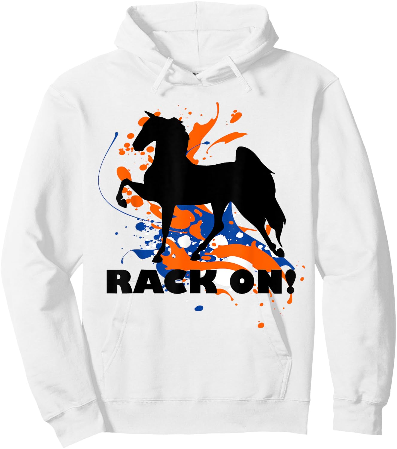 American Saddlebred Horse Training Gaited Horses Equitation Hoodie - Hoodie | White