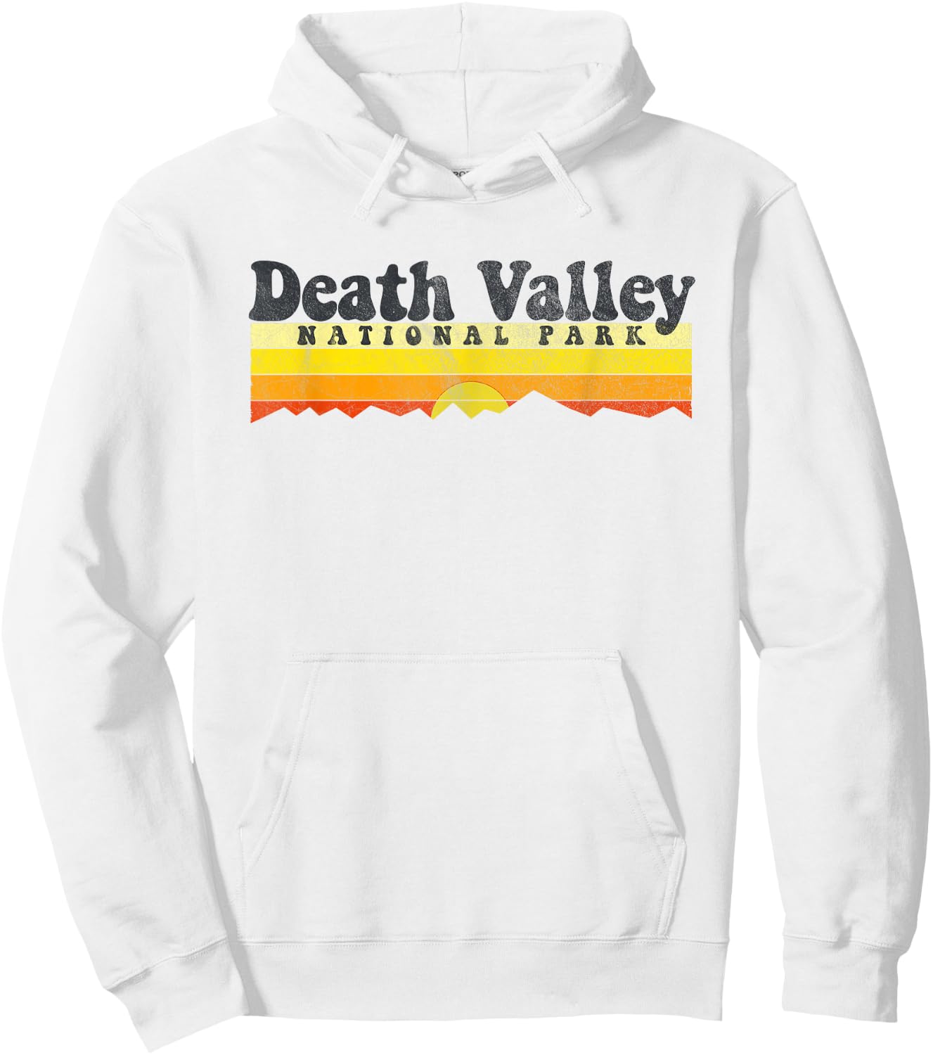 Retro Vintage Death Valley National Park Shirt Hoodie - Hoodie | White