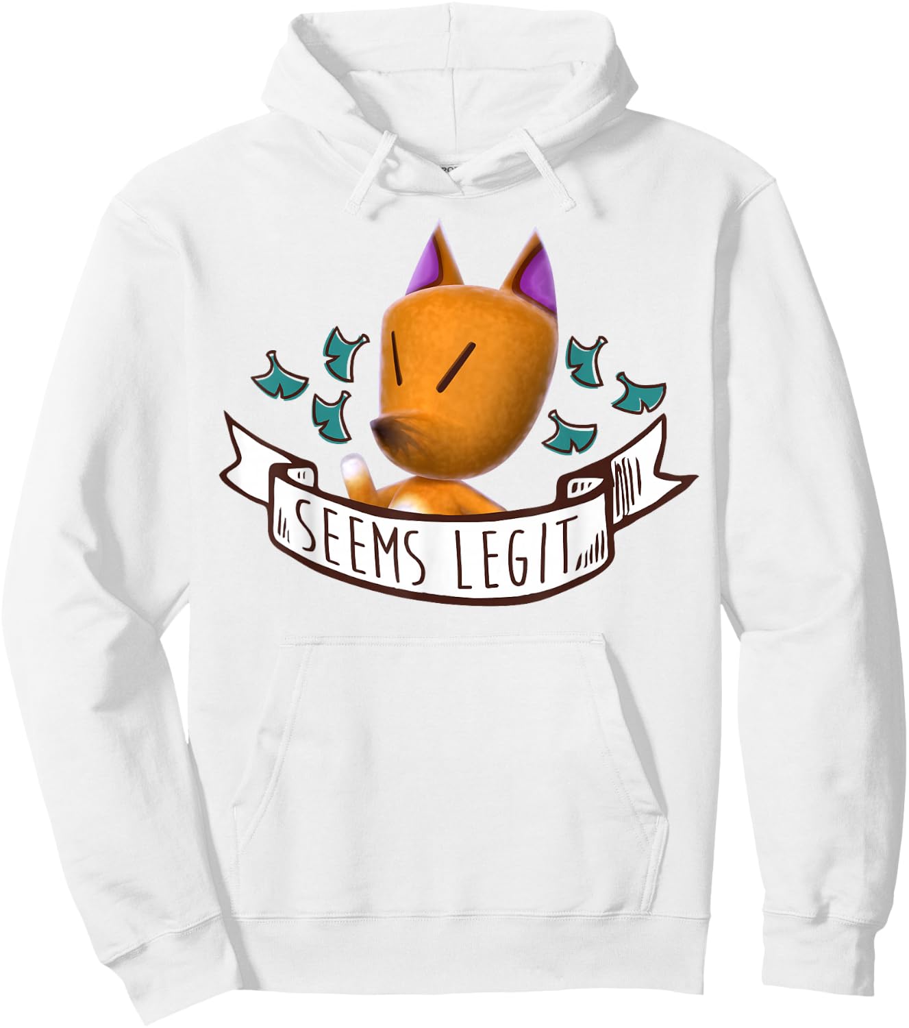 Nintendo Animal Crossing Redd Seems Legit Graphic Hoodie - Hoodie | White