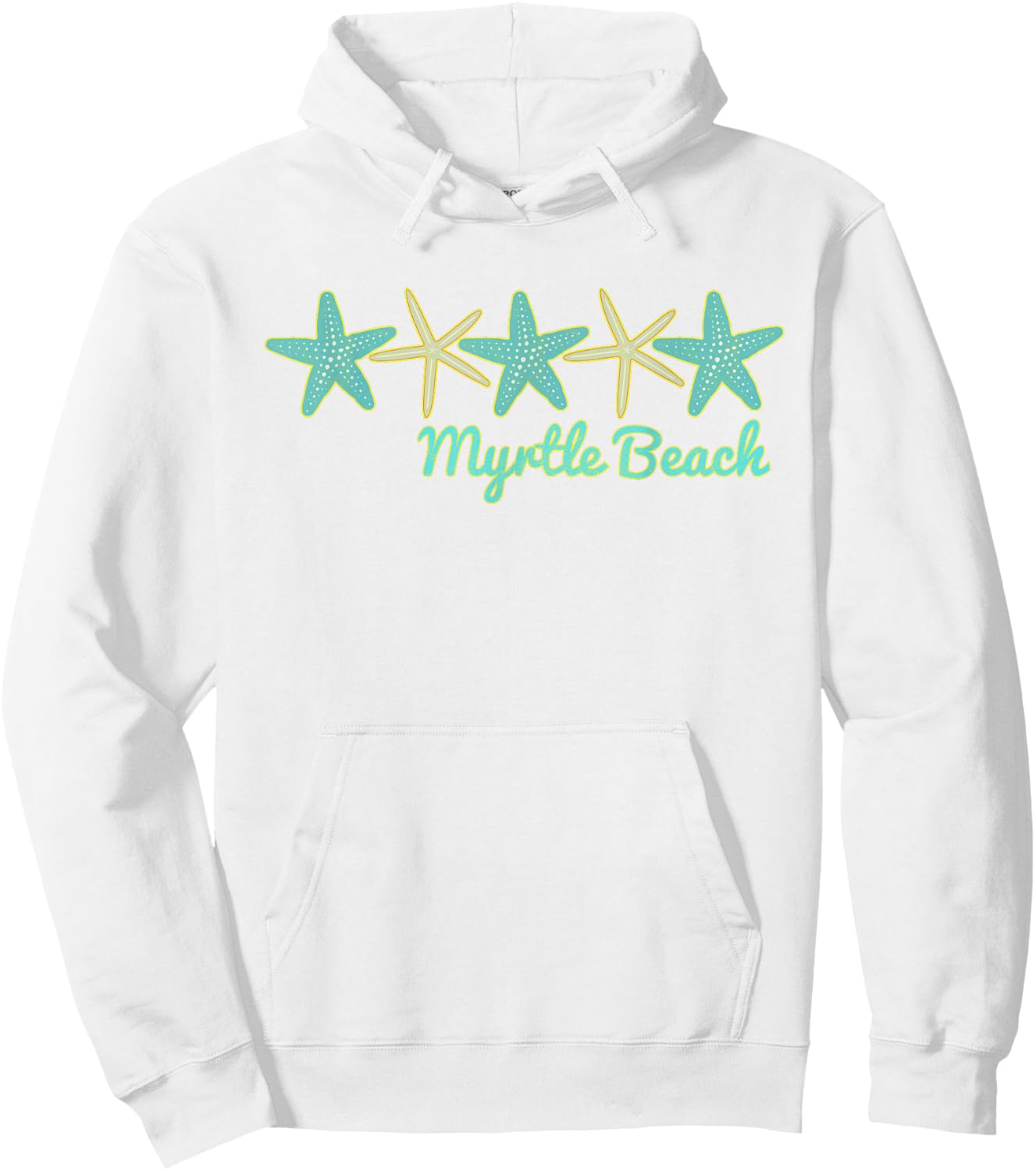 Myrtle Beach | Fishing Sail Dive Hoodie - Hoodie | White