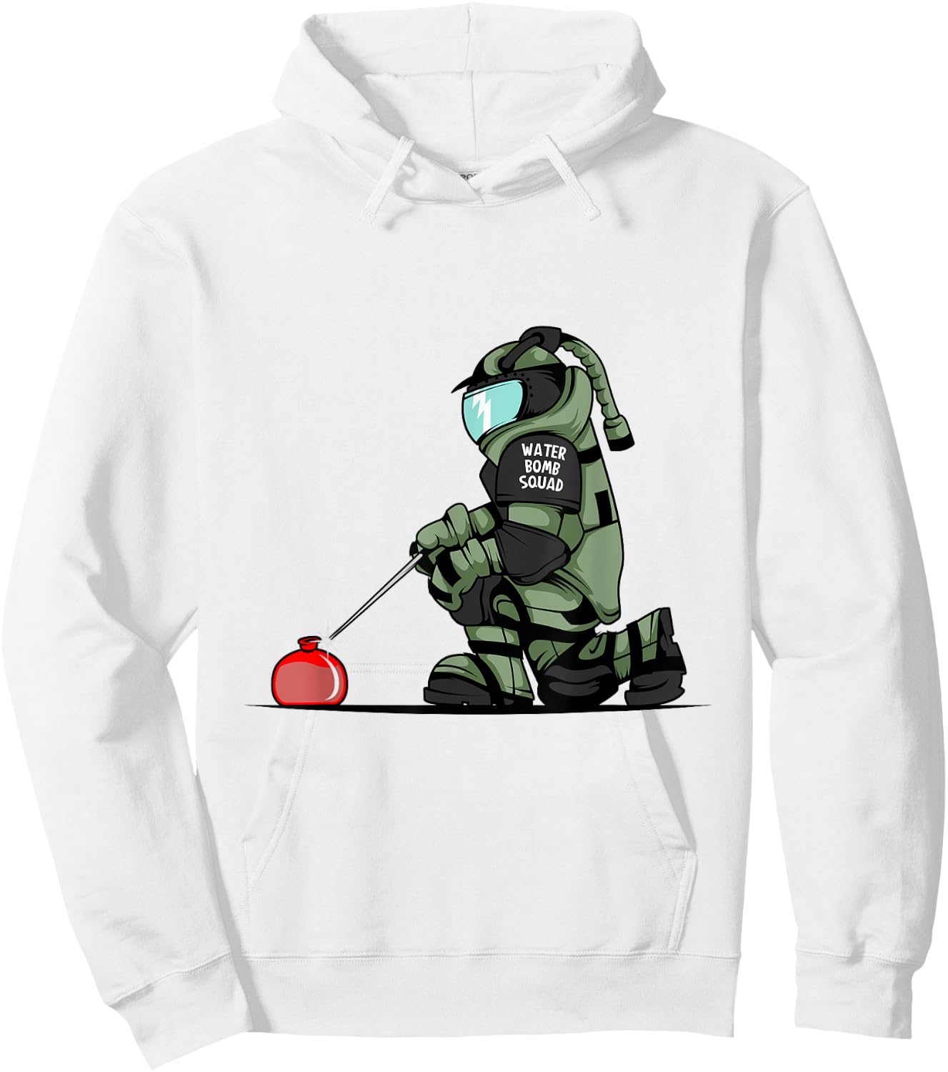Water Bomb Squad T Shirt funny Hoodie - Hoodie | White