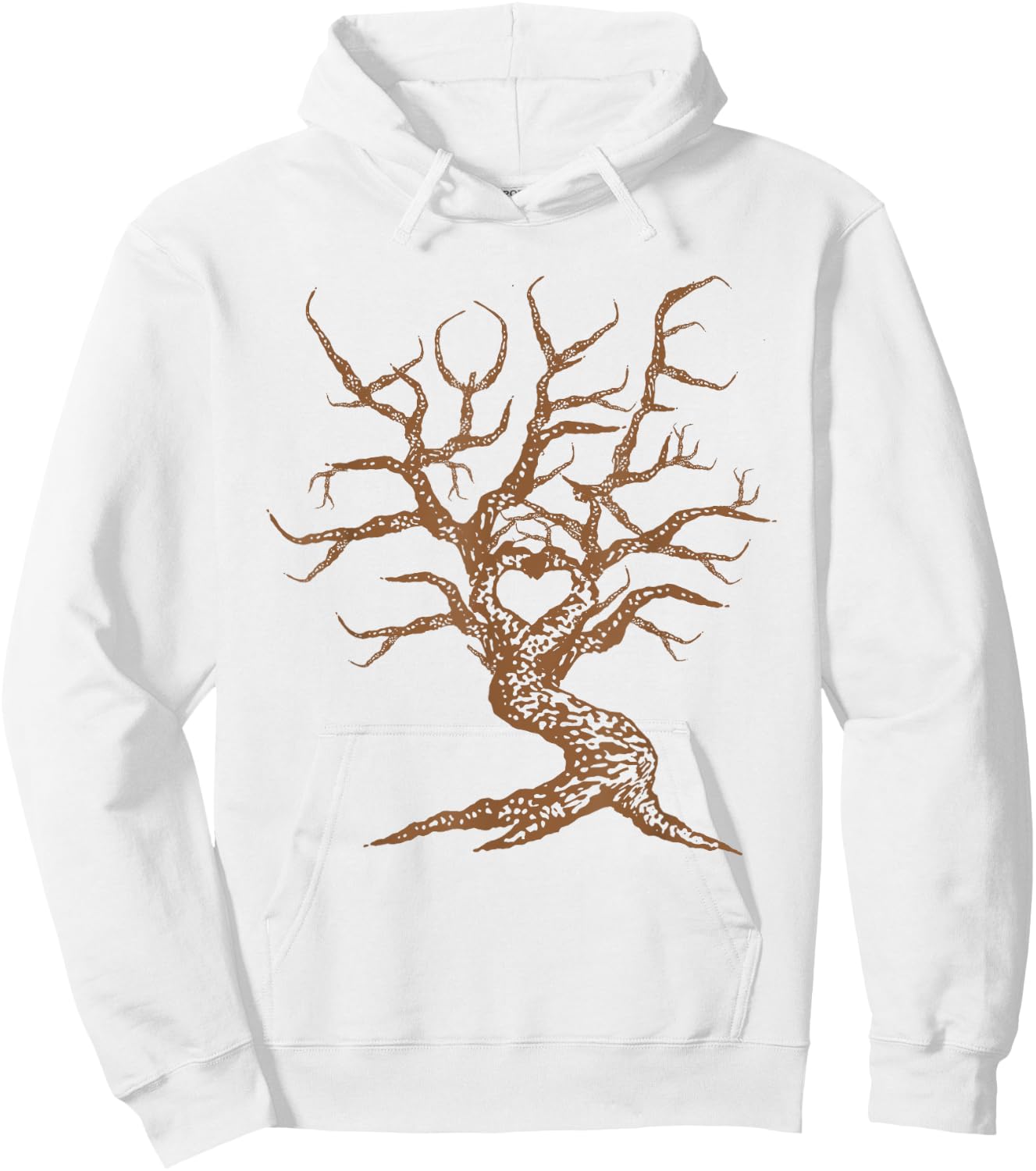 Heart Love Branches Bonsai Tree Japanese Buddhist Zen Shirt Hoodie - Hoodie | White