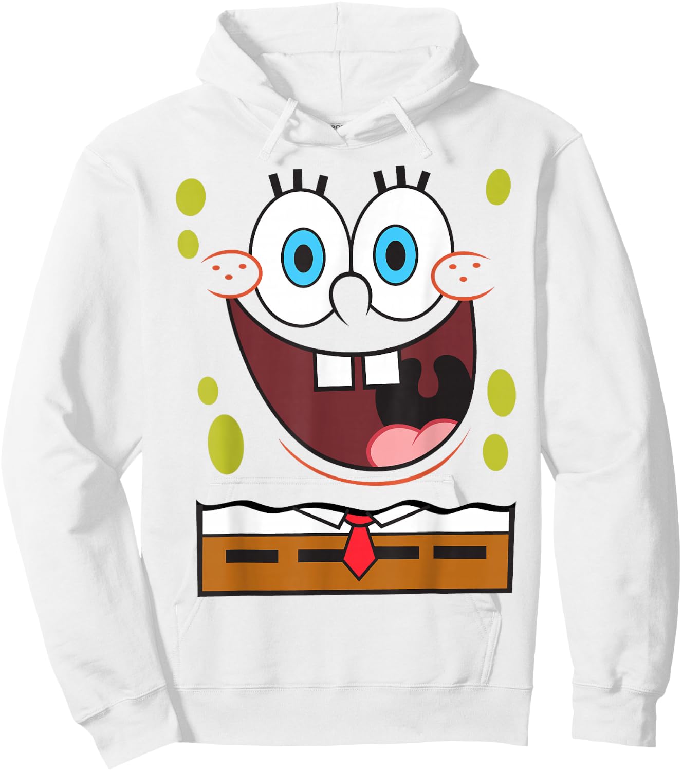 Spongebob SquarePants Large Character Hoodie - Hoodie | White