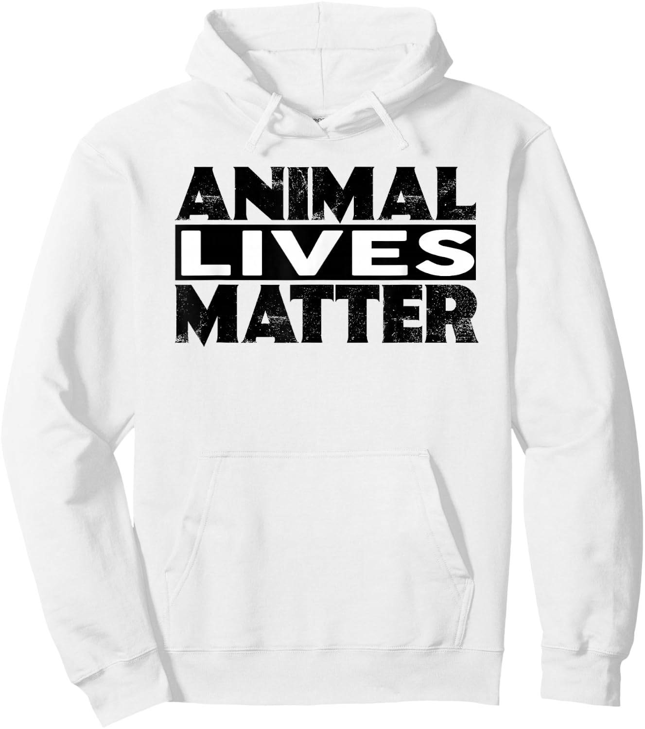 ANIMAL LIVES MATTER Shirt Animal Rights Shirts Vegetarian Hoodie - Hoodie | White