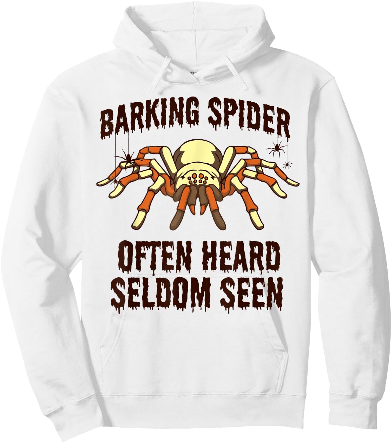 Barking Spider | Halloween Apparel for Dog Lovers Men Women Kids Hoodie - Hoodie | White
