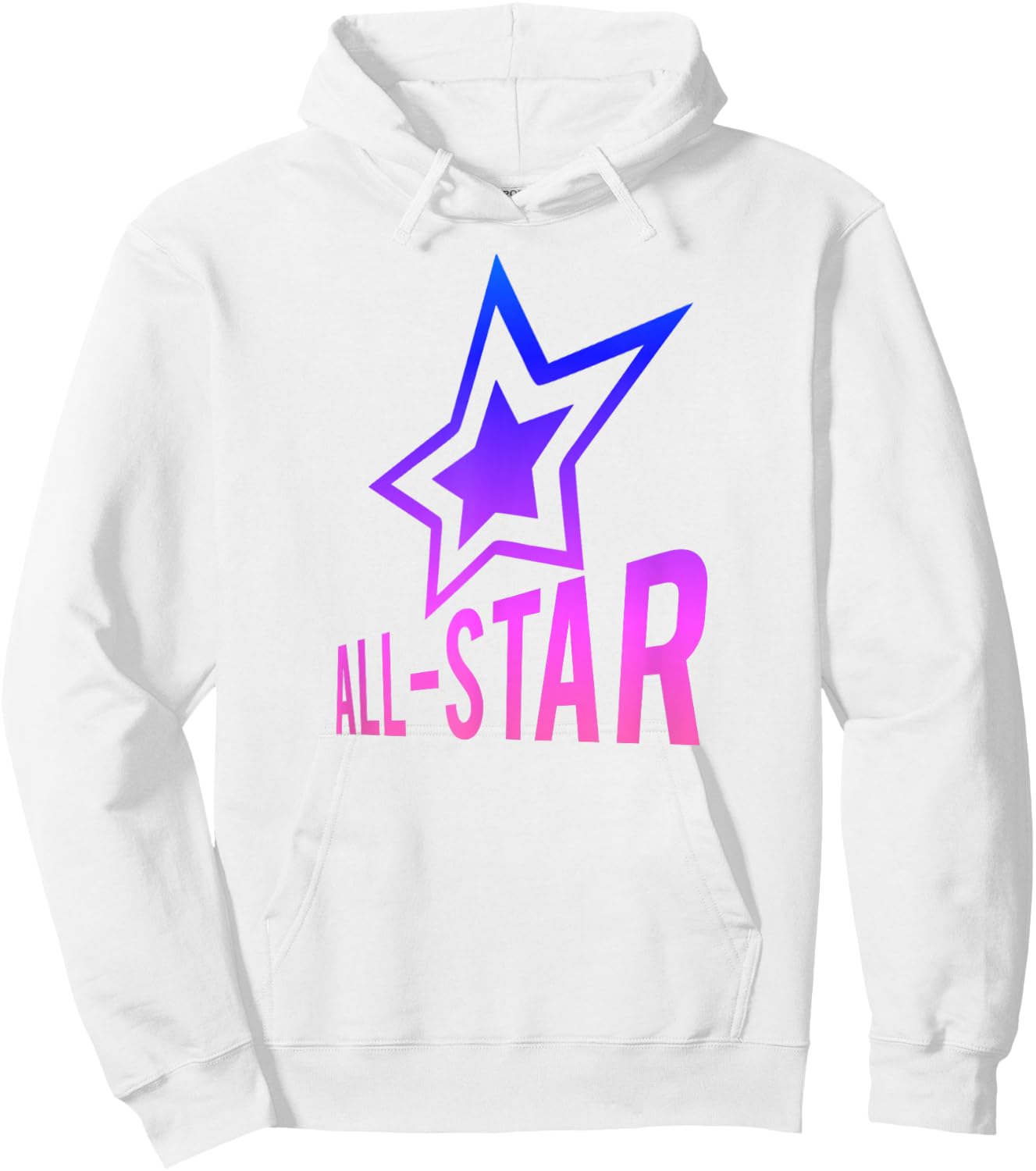 All-Star Shirt Girls Sports Player Athlete Gift Kids Hoodie - Hoodie | White