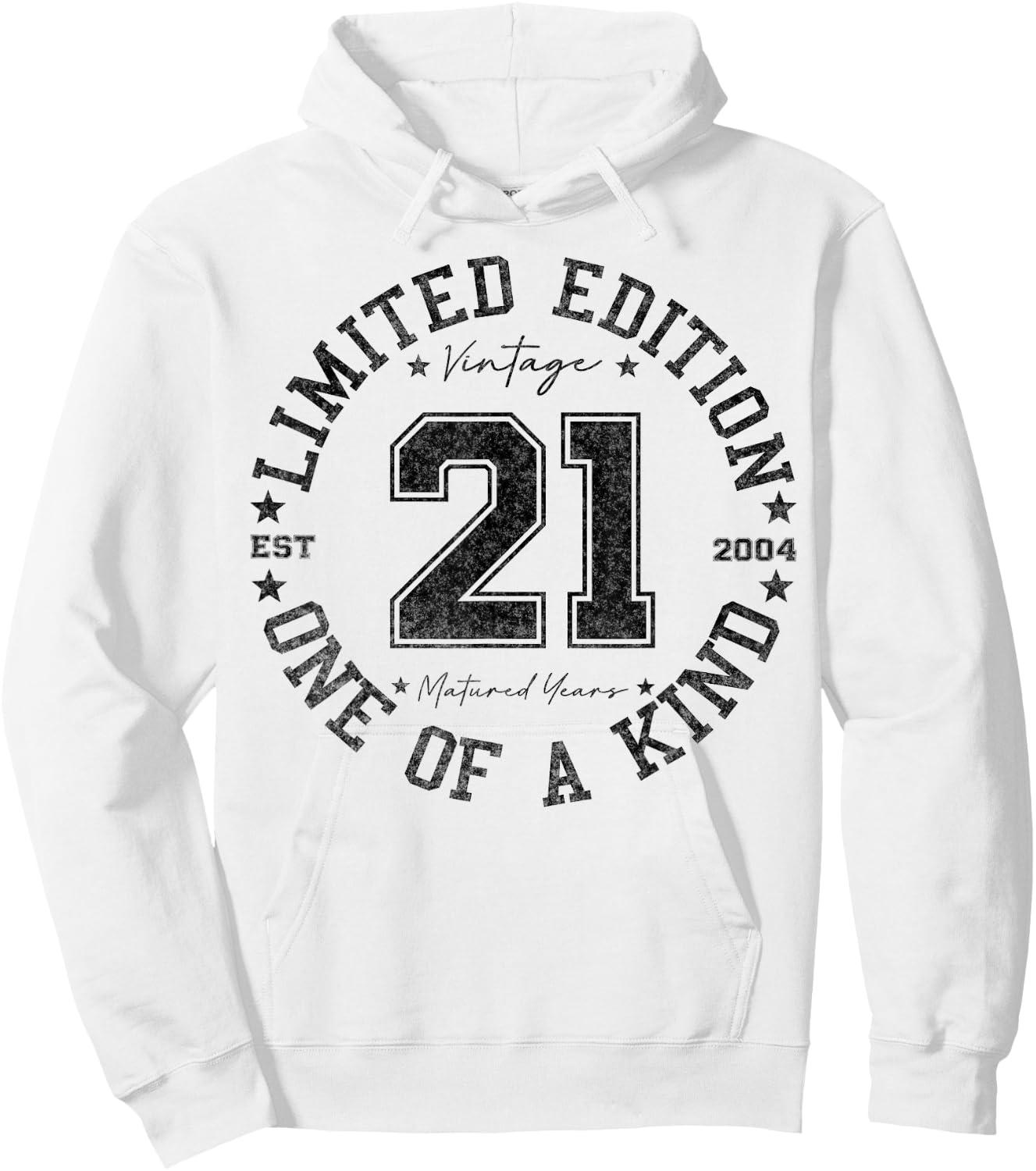 21 Year Old Gifts Vintage 2004 Limited Edition 21st Birthday Hoodie - Hoodie | White