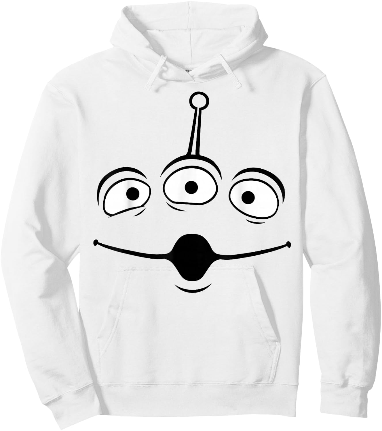 Disney Pixar Toy Story Alien Face Halloween Hoodie - Hoodie | White