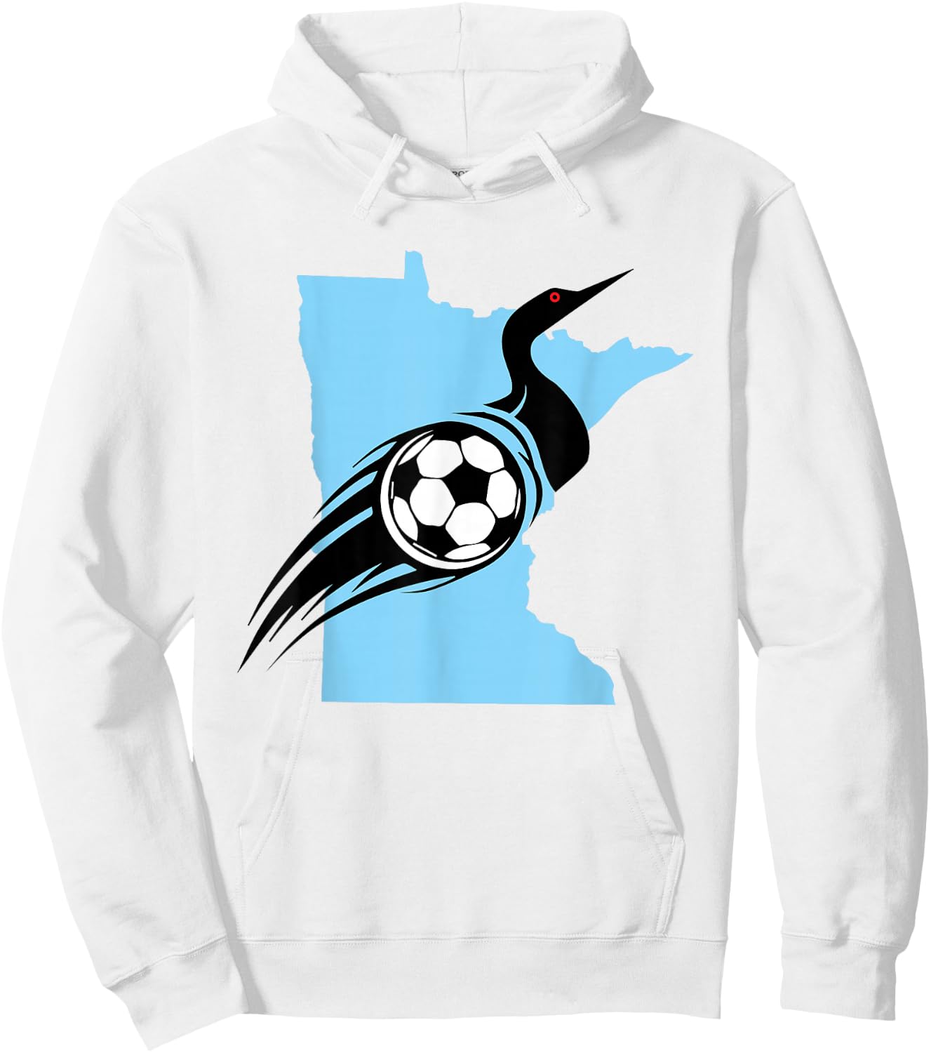Minnesota Soccer Loon Hoodie - Hoodie | White