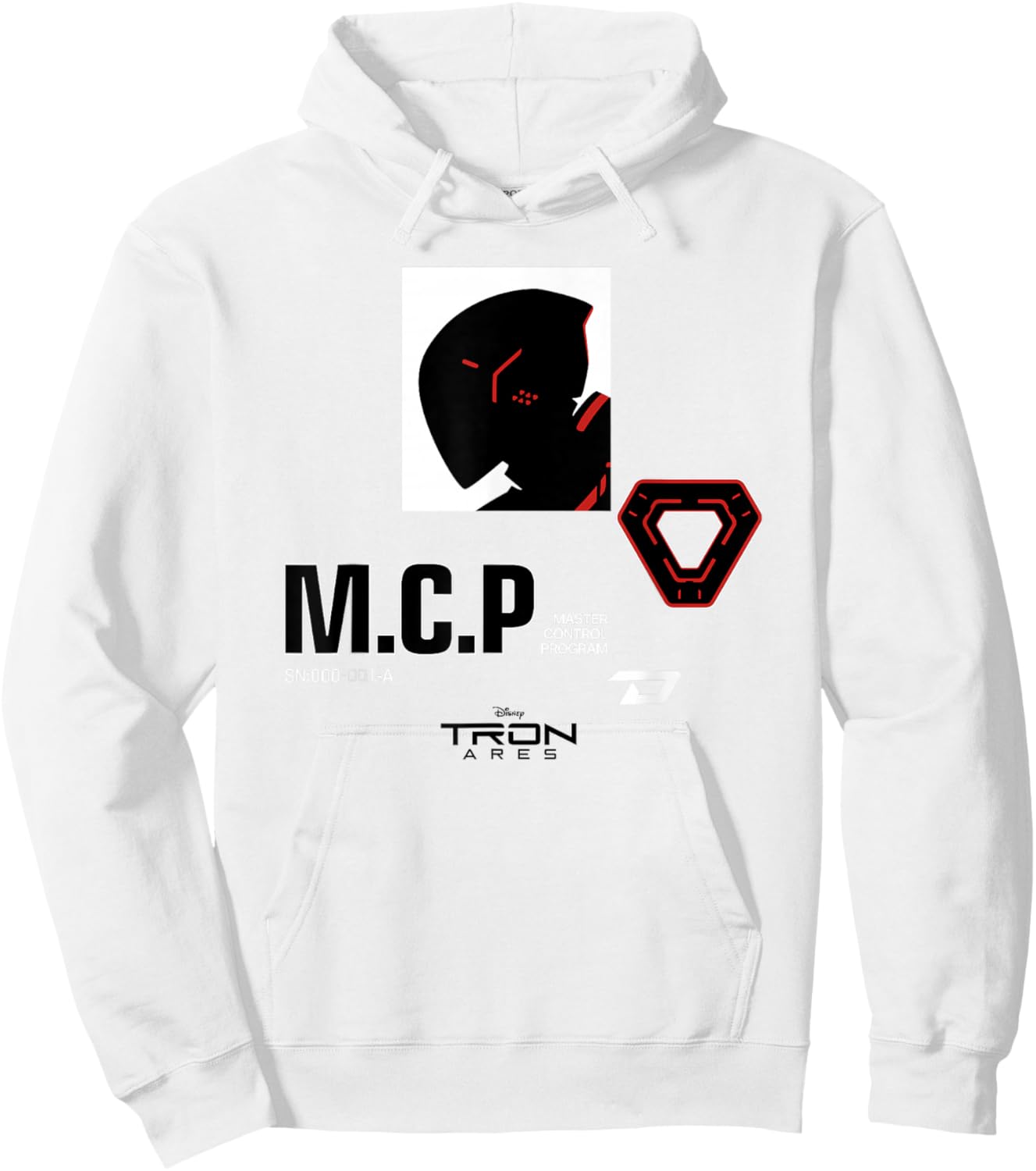 Disney Tron: Ares Master Control Program MCP Retro Hoodie - Hoodie | White