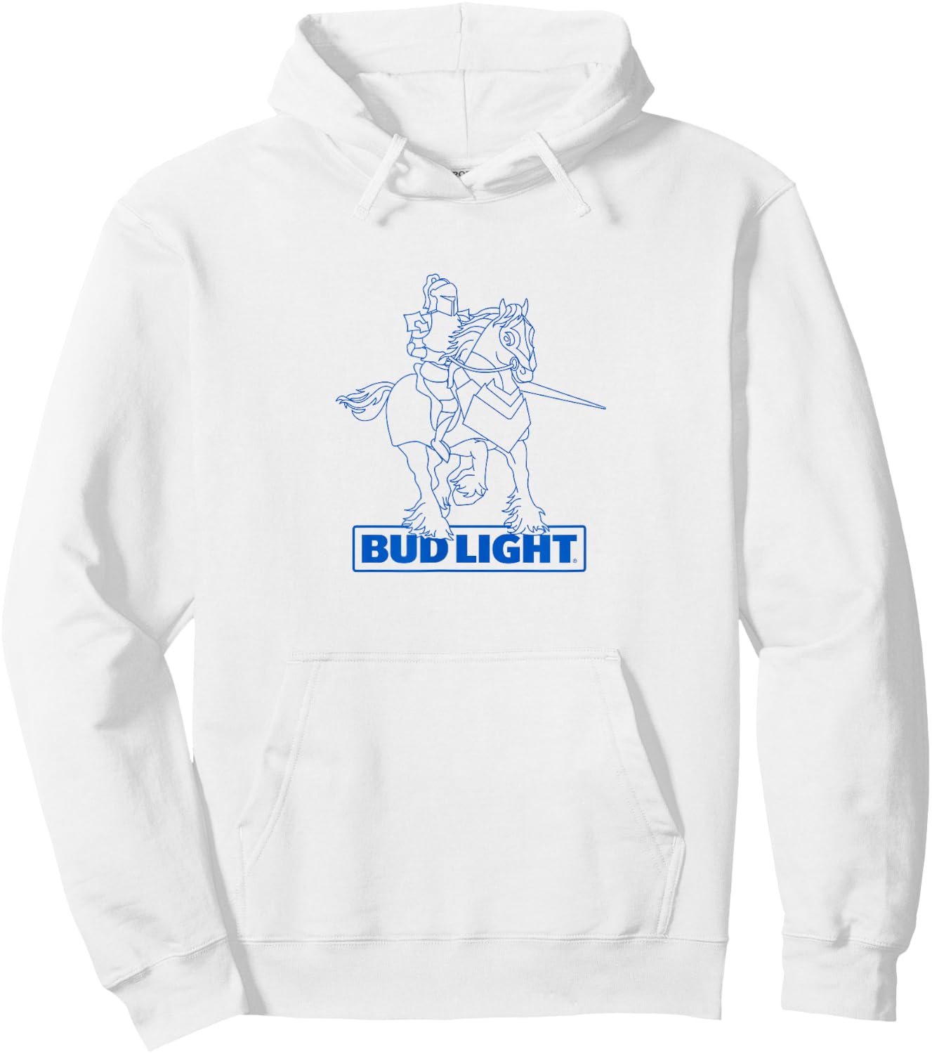 Bud Light Knight Dilly Dilly Hoodie - Hoodie | White