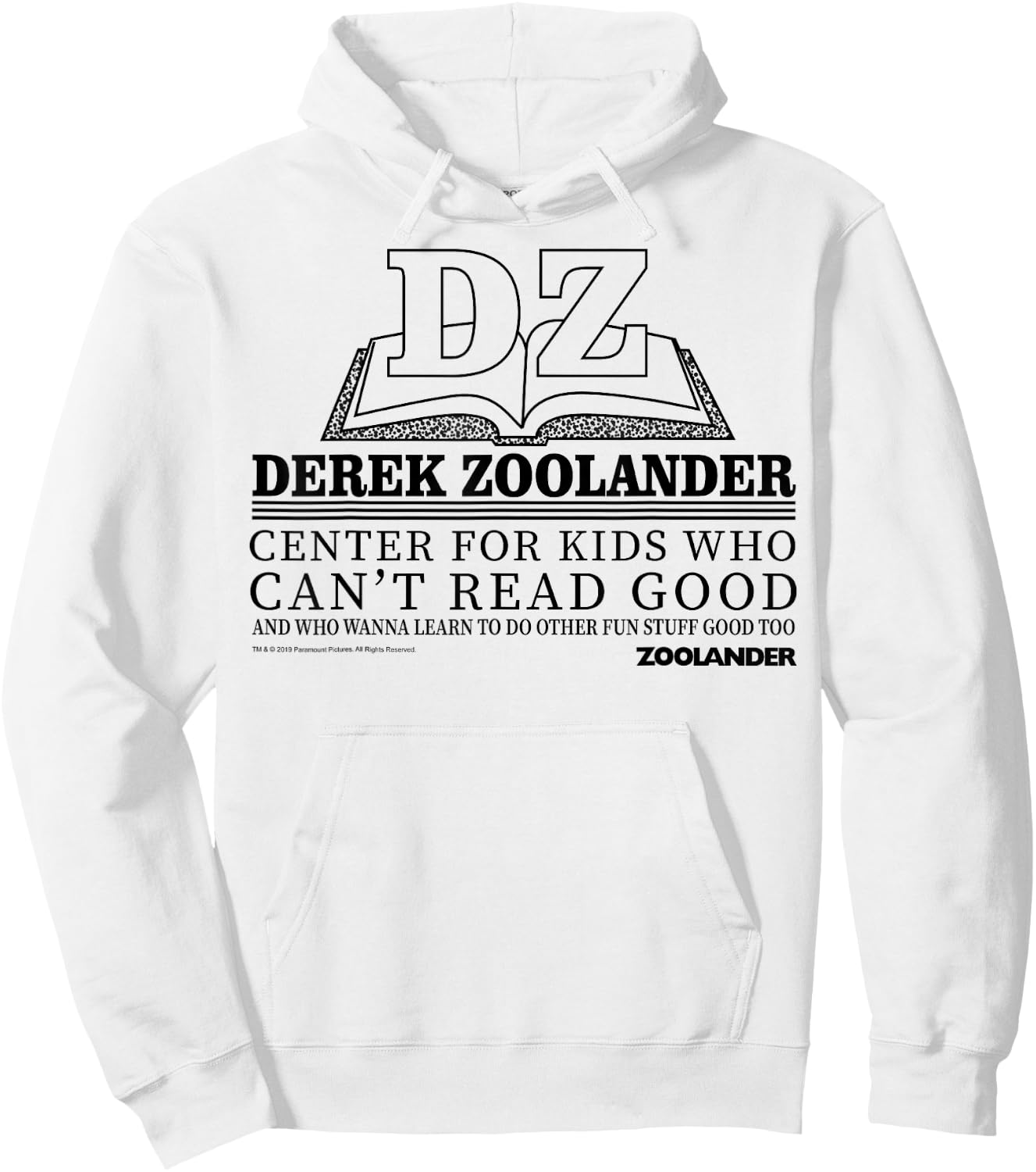 Zoolander Center For Kids Who Can't Read Good Hoodie - Hoodie | White