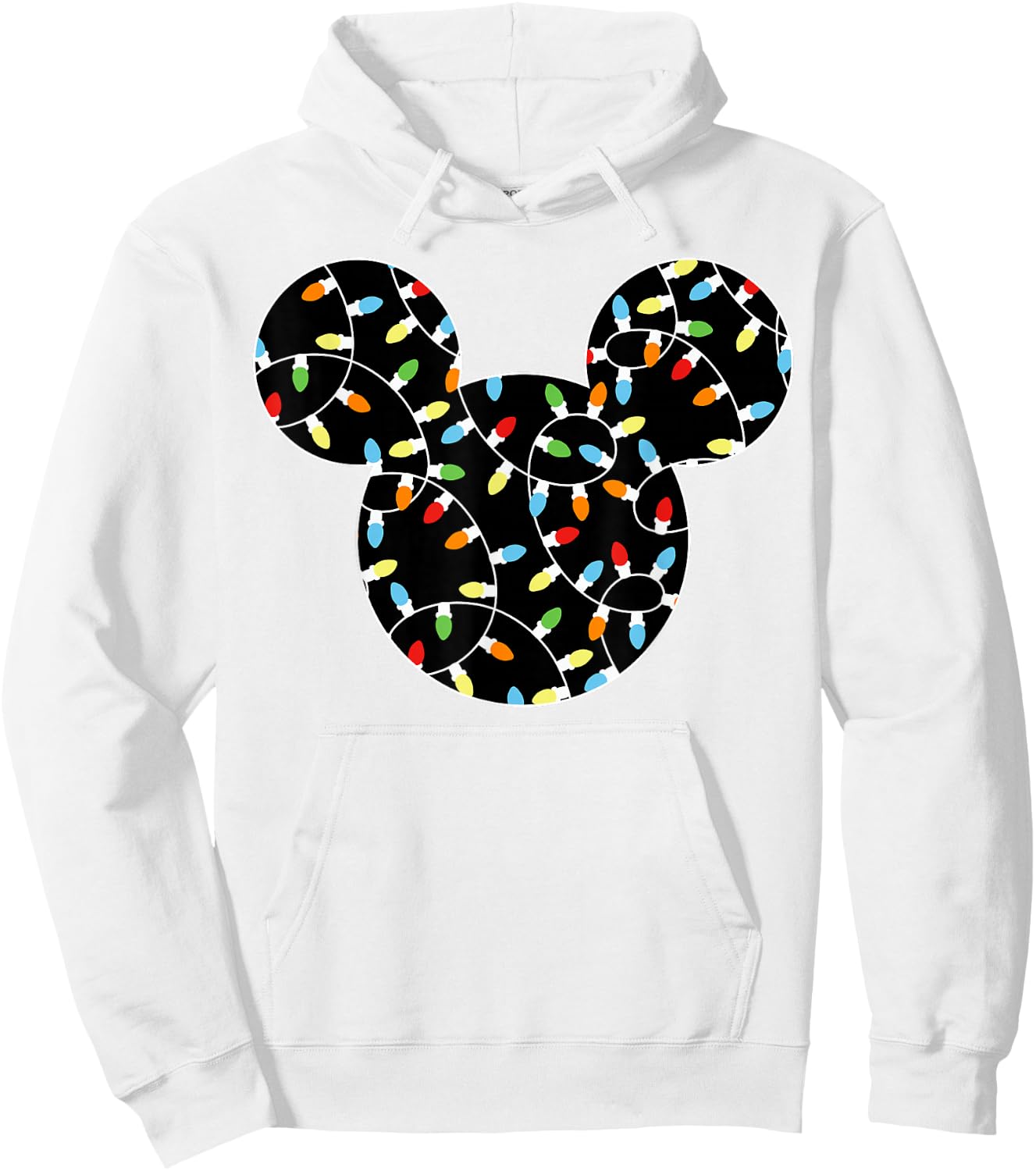 Disney - Mickey Holiday Lights Hoodie - Hoodie | White