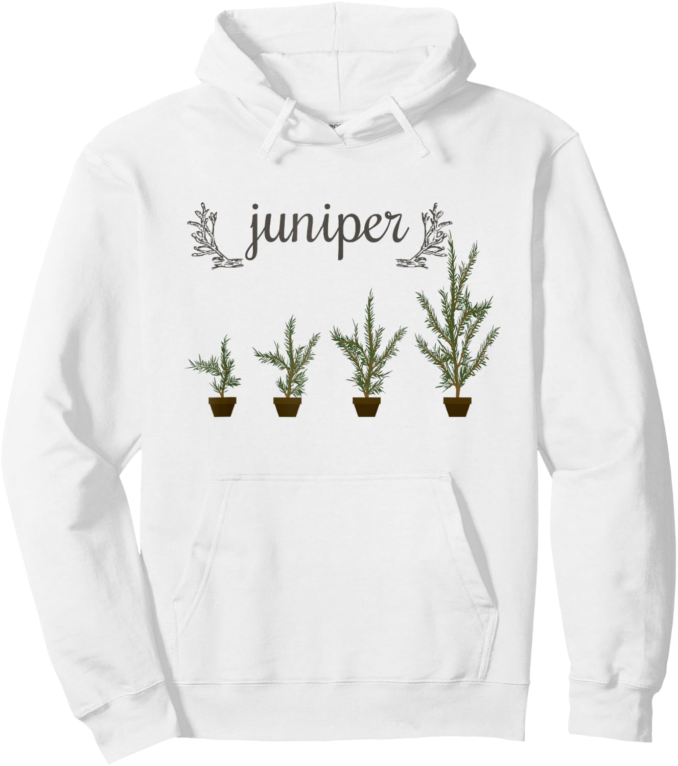 NICE Juniper Tree Shirt Gift Juniperus Plant Lover Outfit Hoodie - Hoodie | White