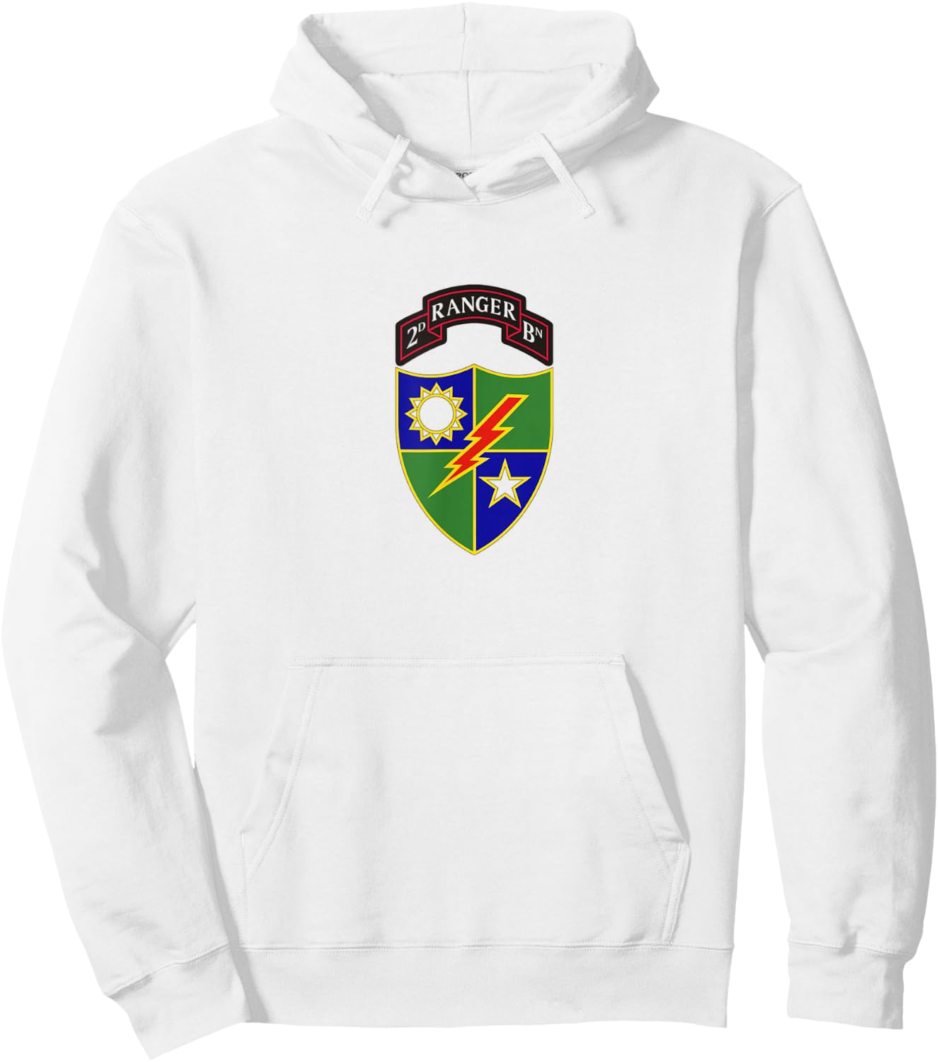 2nd Battalion - 75th Ranger Regiment Hoodie - Hoodie | White