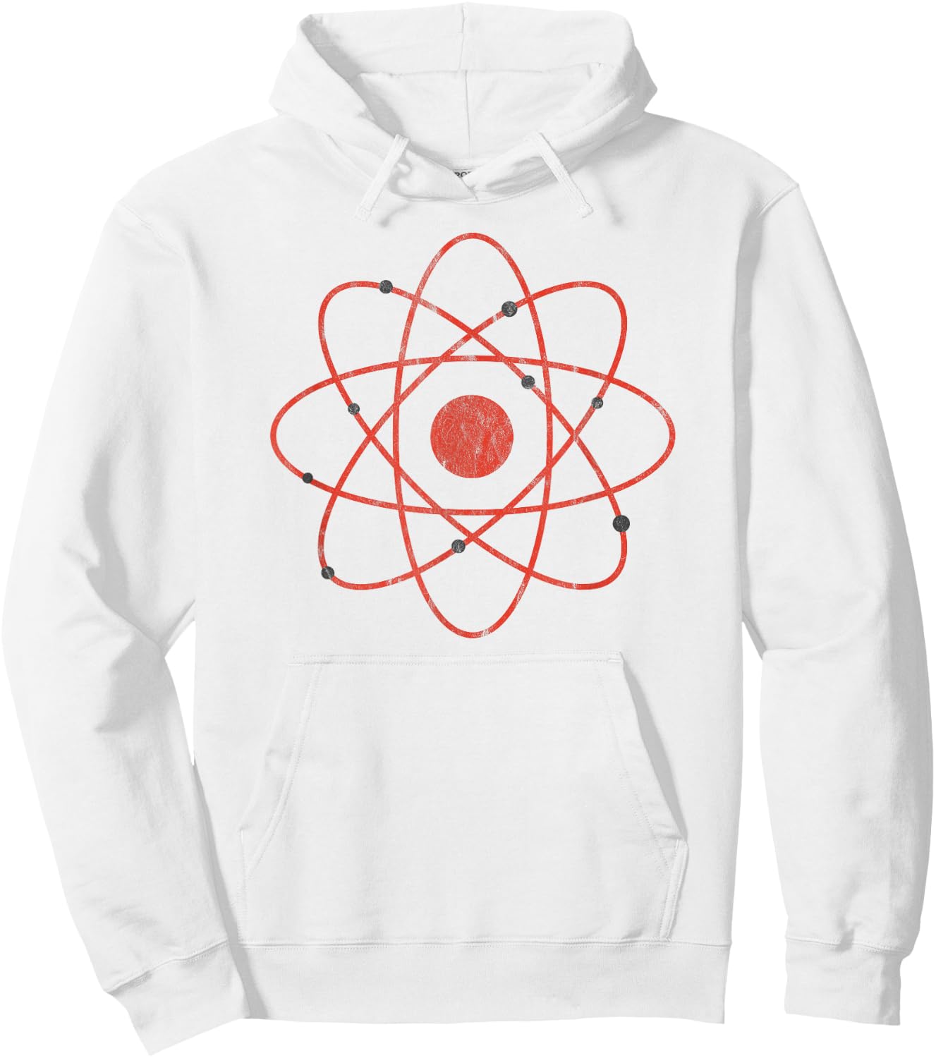 Retro Atomic Vintage Atom Hoodie - Hoodie | White