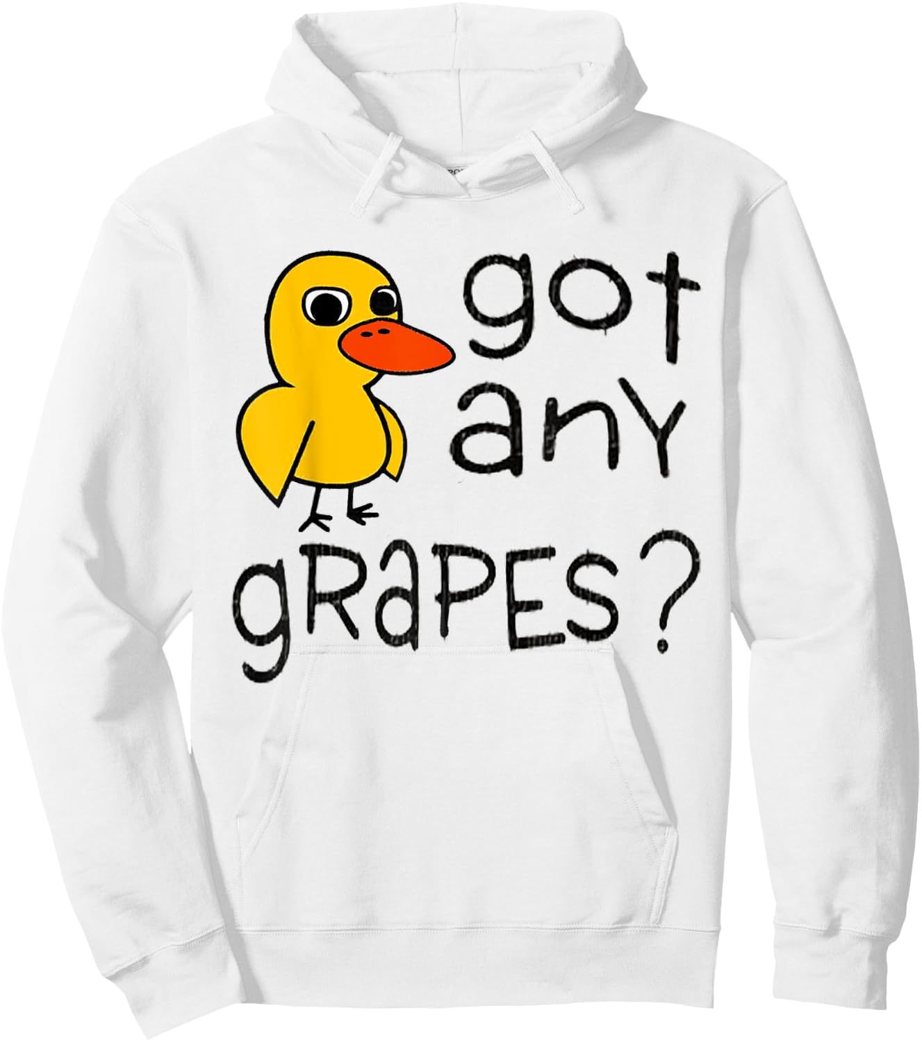Got Any Grapes - The Duck Song Hoodie - Hoodie | White