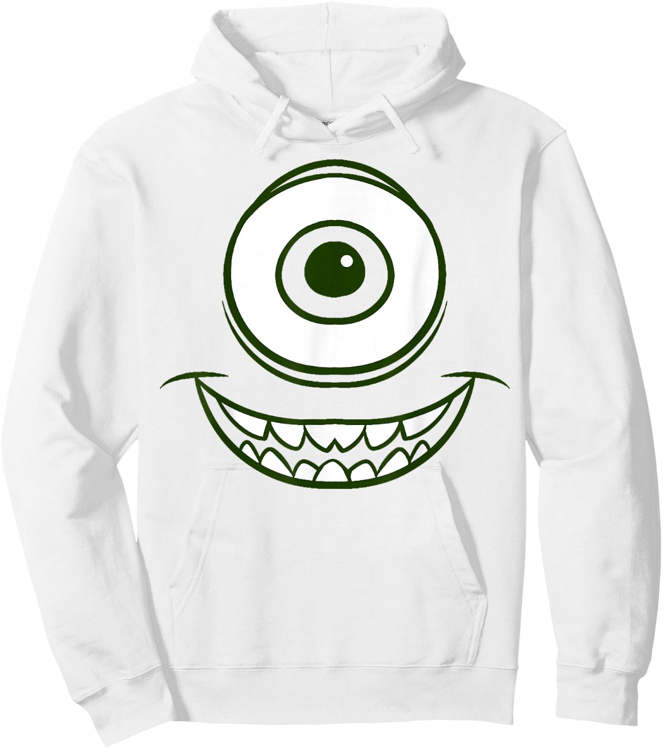 Disney Pixar Monsters, Inc. Halloween Mike Wazowski Costume Hoodie - Hoodie | White