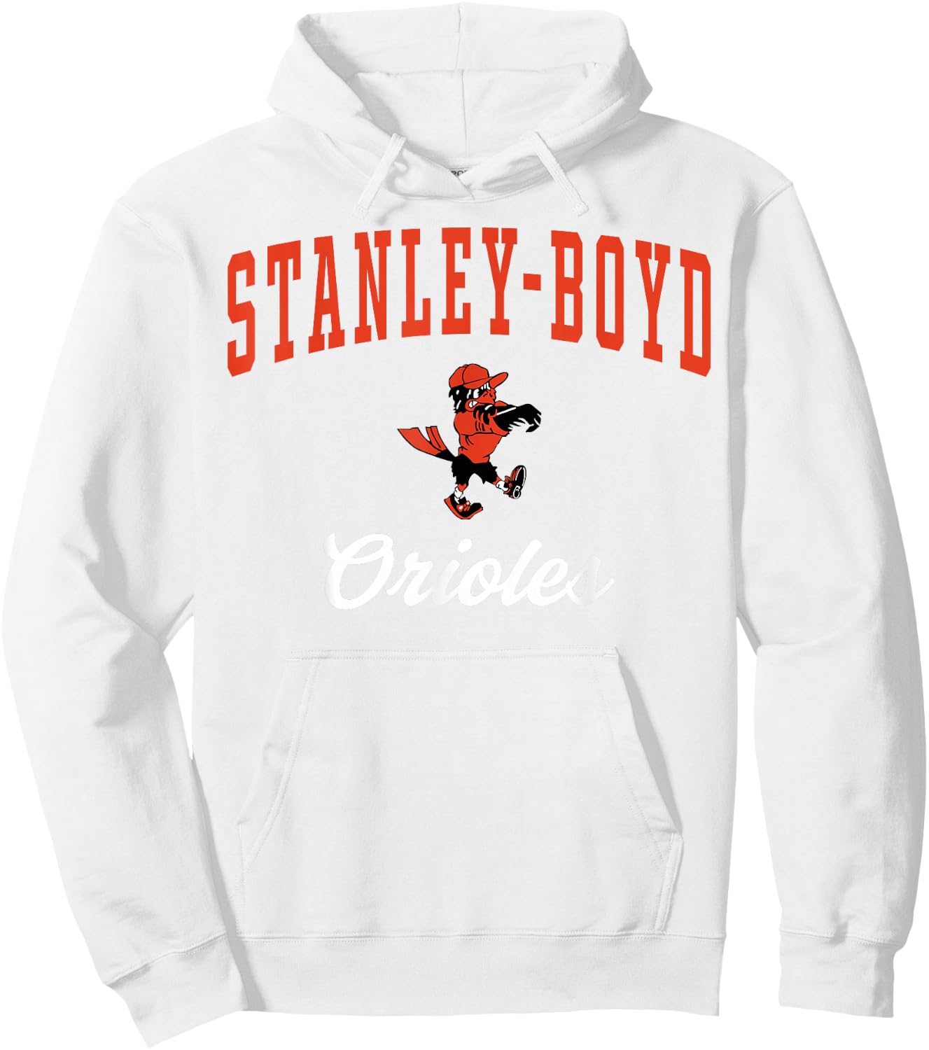 Stanley-Boyd High School Orioles C3 Hoodie - Hoodie | White