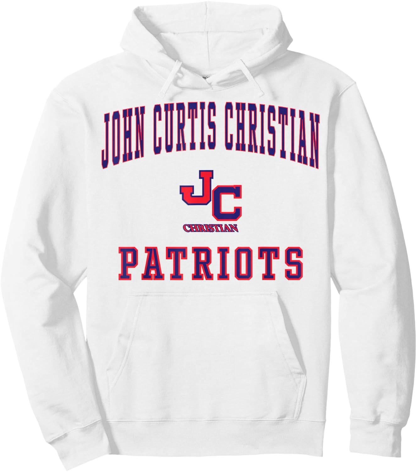 John Curtis Christian High School Patriots C1 Hoodie - Hoodie | White