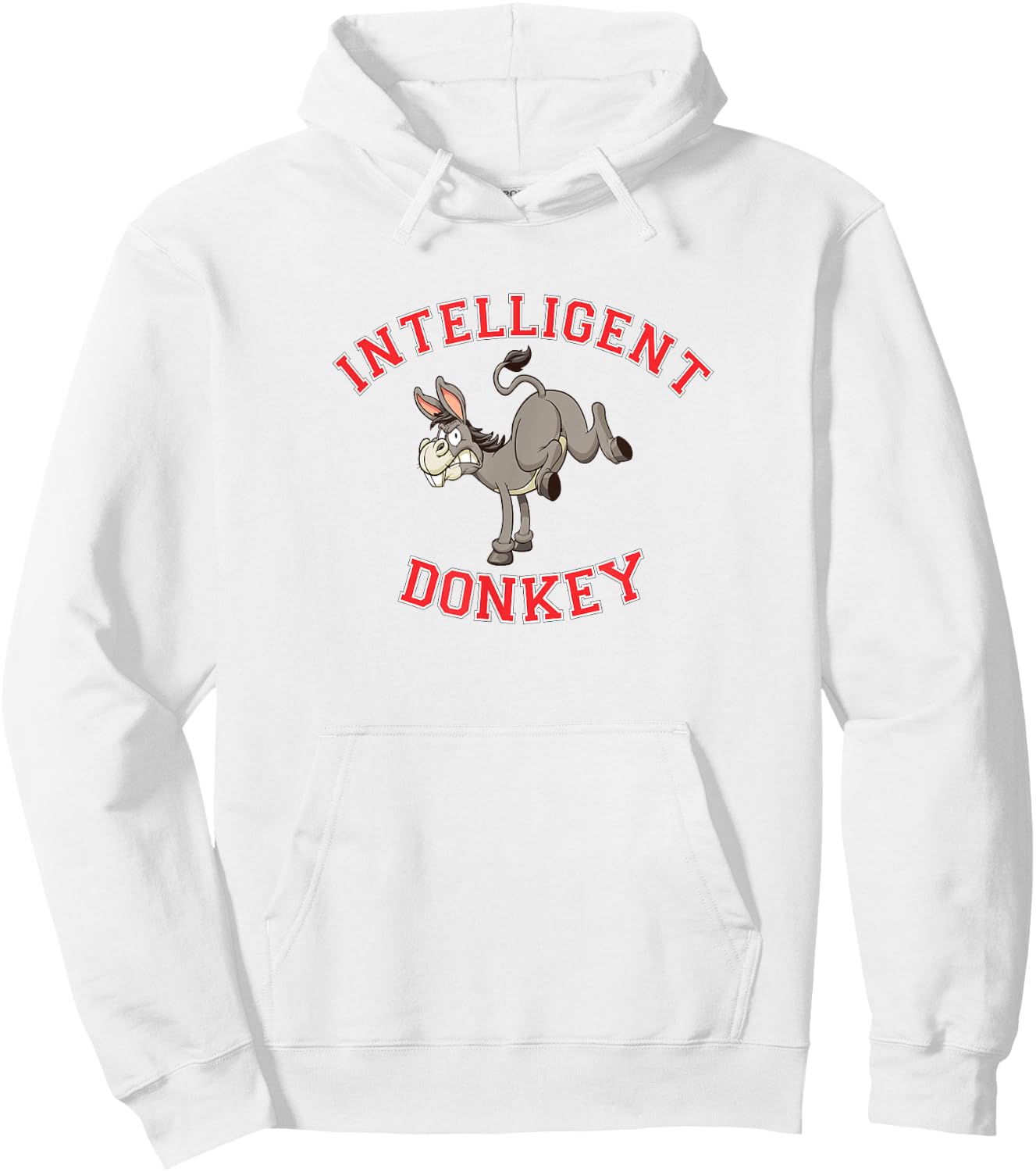 Intelligent Donkey Hoodie - Hoodie | White