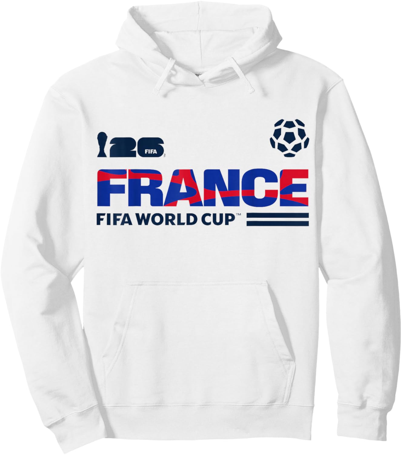 FIFA World CUP26 Qualifier France Hoodie - Hoodie | White