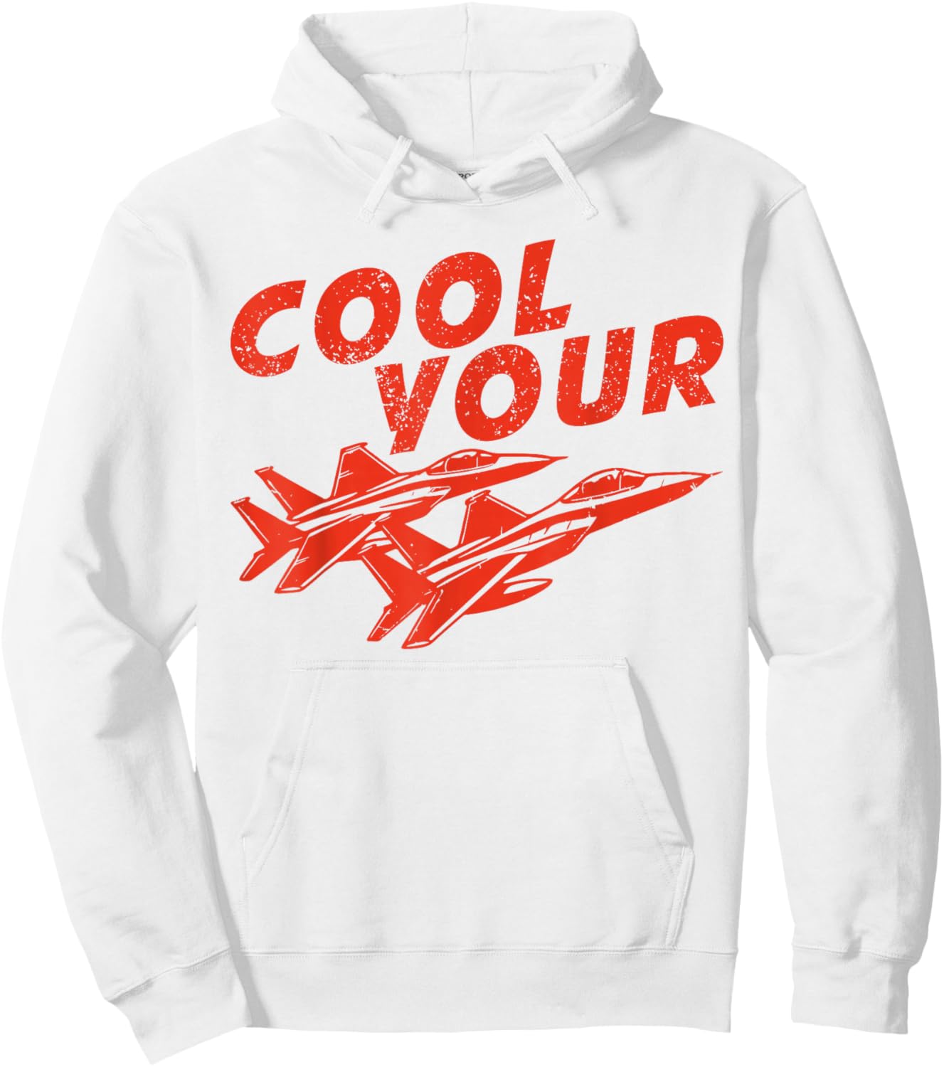 Cool Your Jets Funny Graphic for Girl Women Hoodie - Hoodie | White