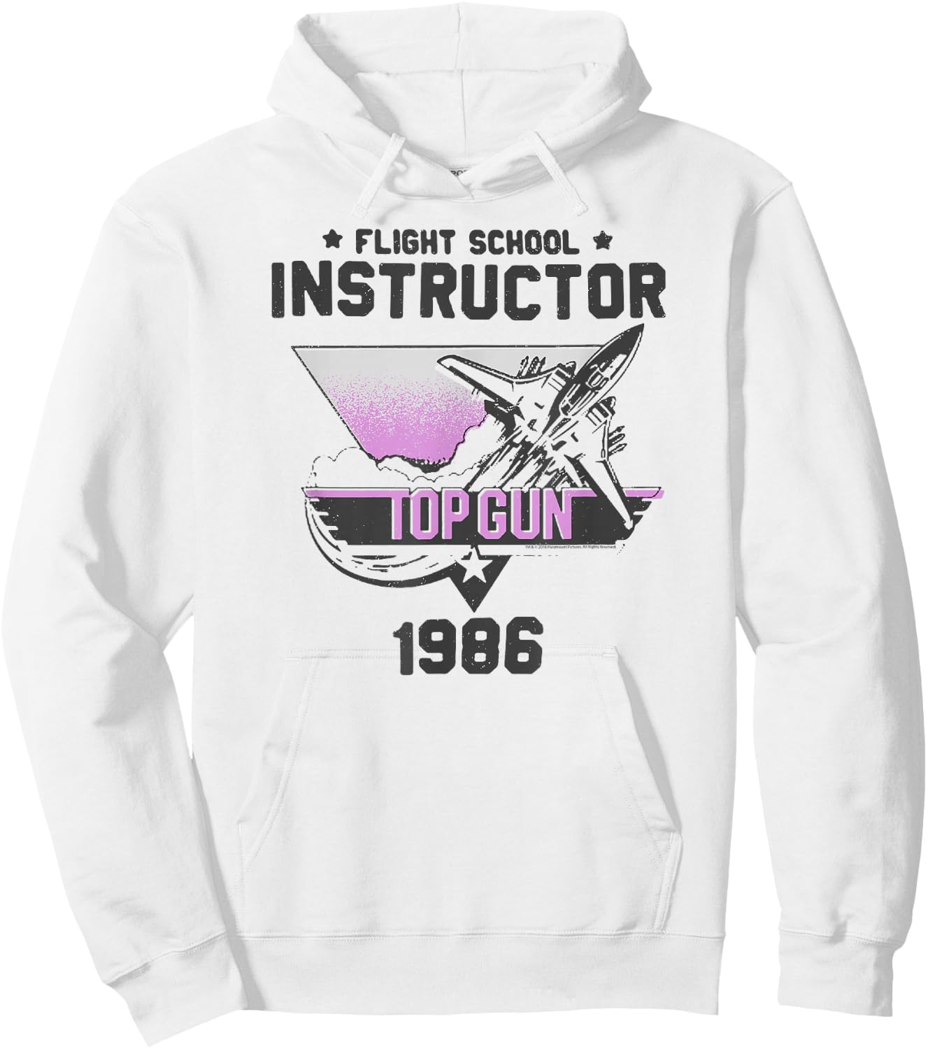 Top Gun Flight School Instructor Action Movie Hoodie - Hoodie | White