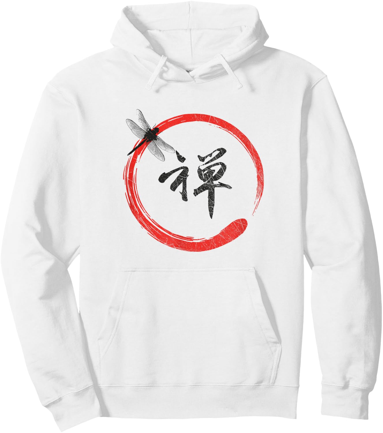 Buddhism Zen Enso Circle - Buddha Om Buddhist Hoodie - Hoodie | White