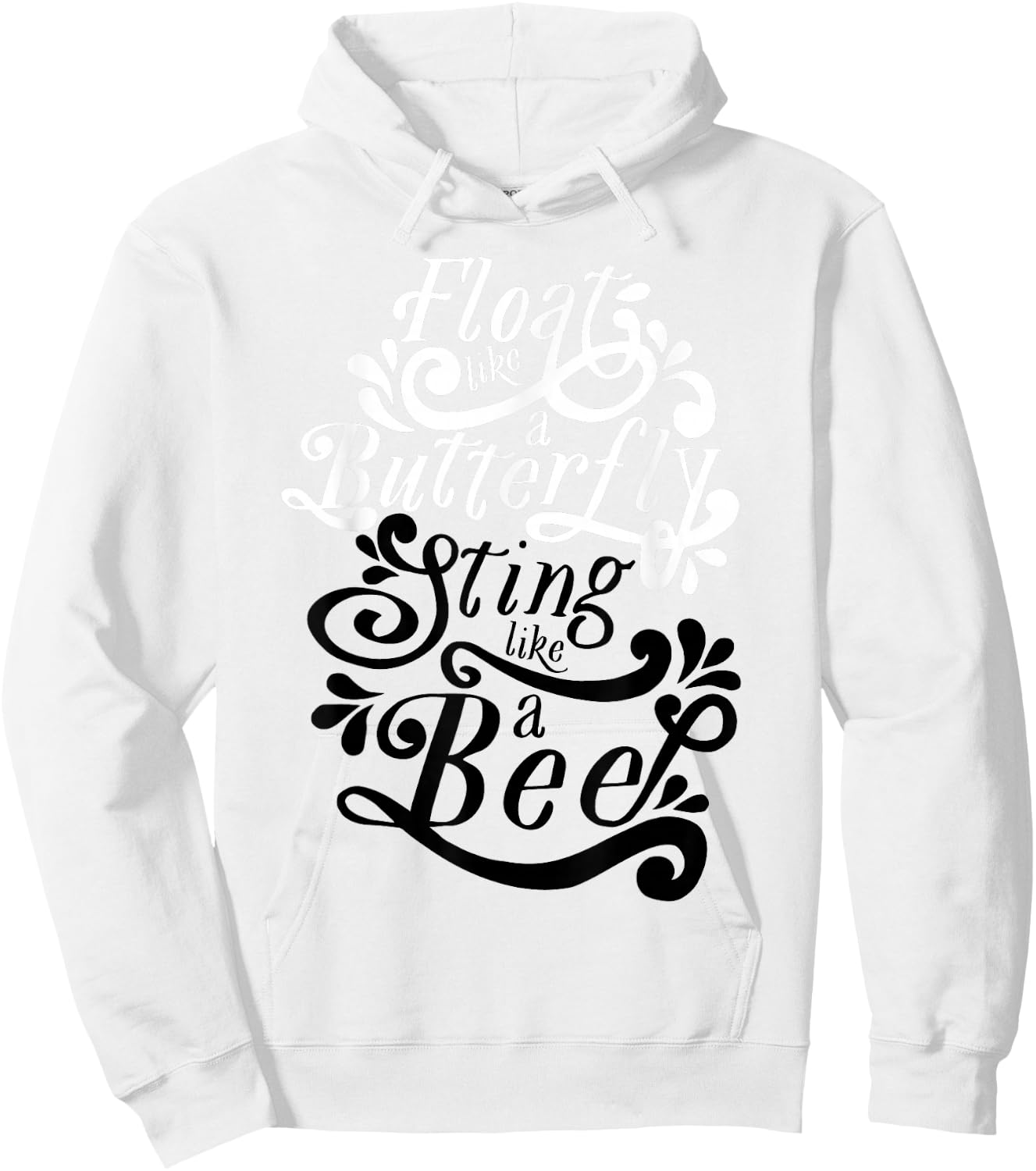 Muhammad Ali - Float Like A Butterfly Hoodie - Hoodie | White