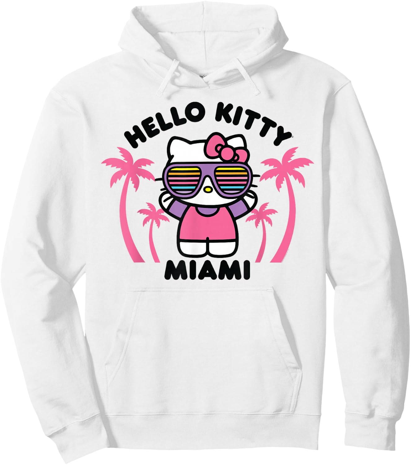 Hello Kitty Miami Hoodie - Hoodie | White