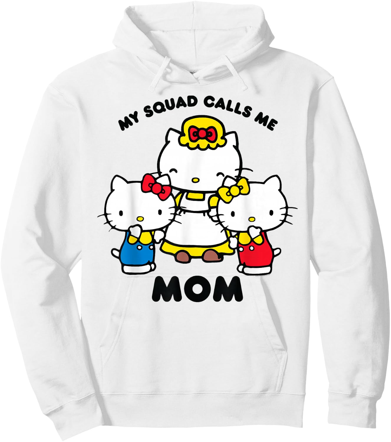 Hello Kitty Mom Squad Hoodie - Hoodie | White