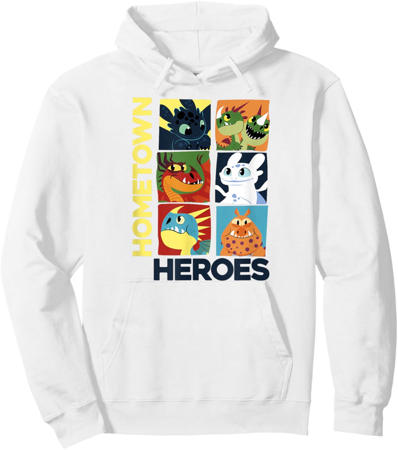 How to Train Your Dragon 3 Heroes of the Hometown Hoodie - Hoodie | White